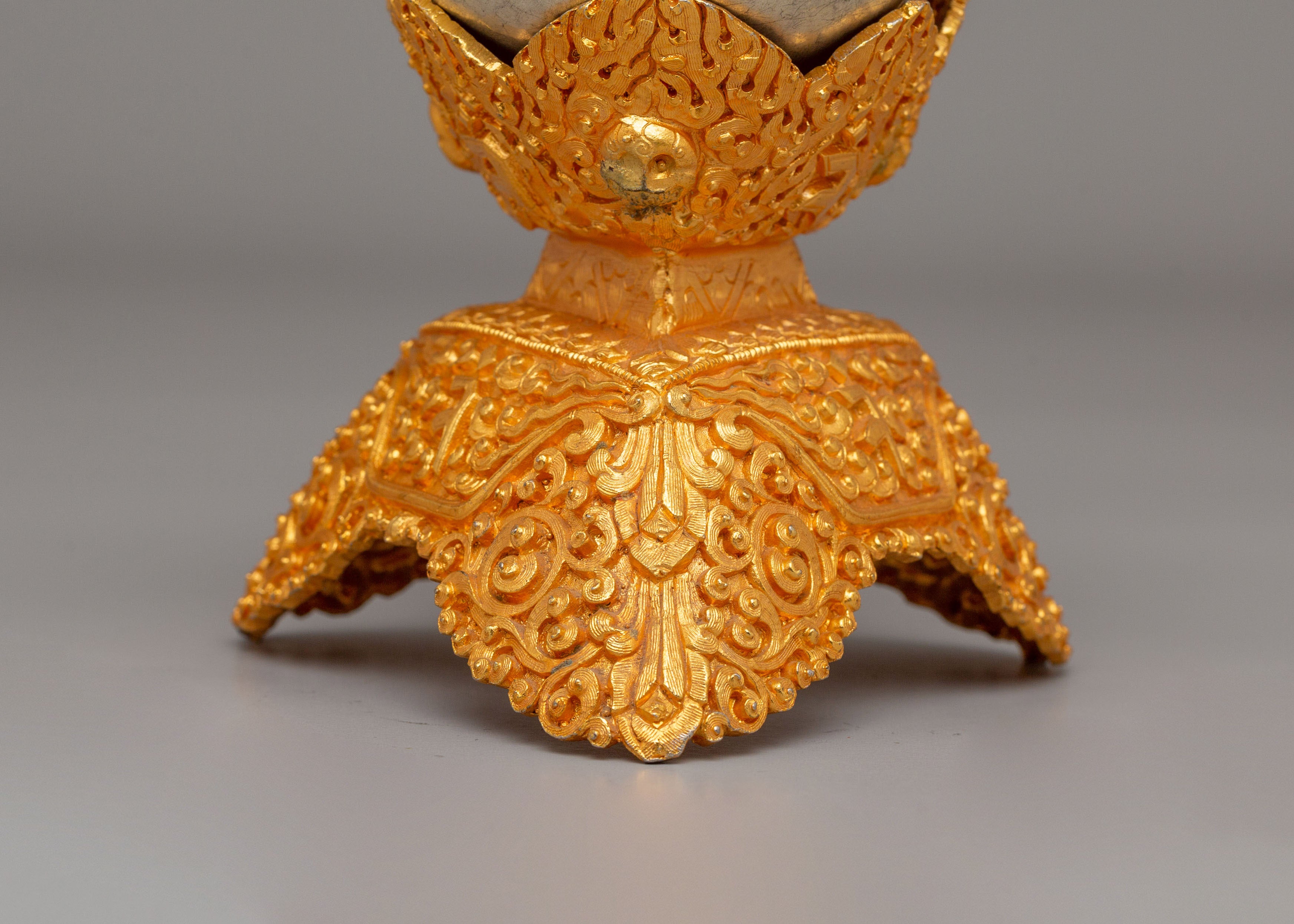 Himalayan Offering Kapala | Ritual Vessel for Sacred Offerings