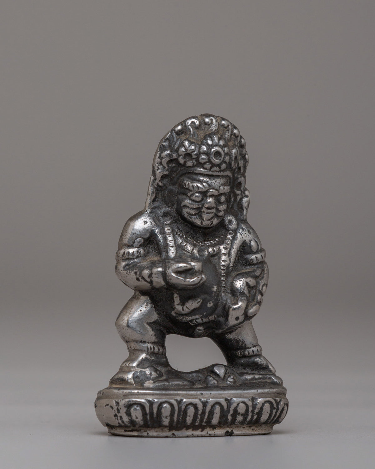 Traditional Black Dzambhala Statue | Tibetan Wealth Deity