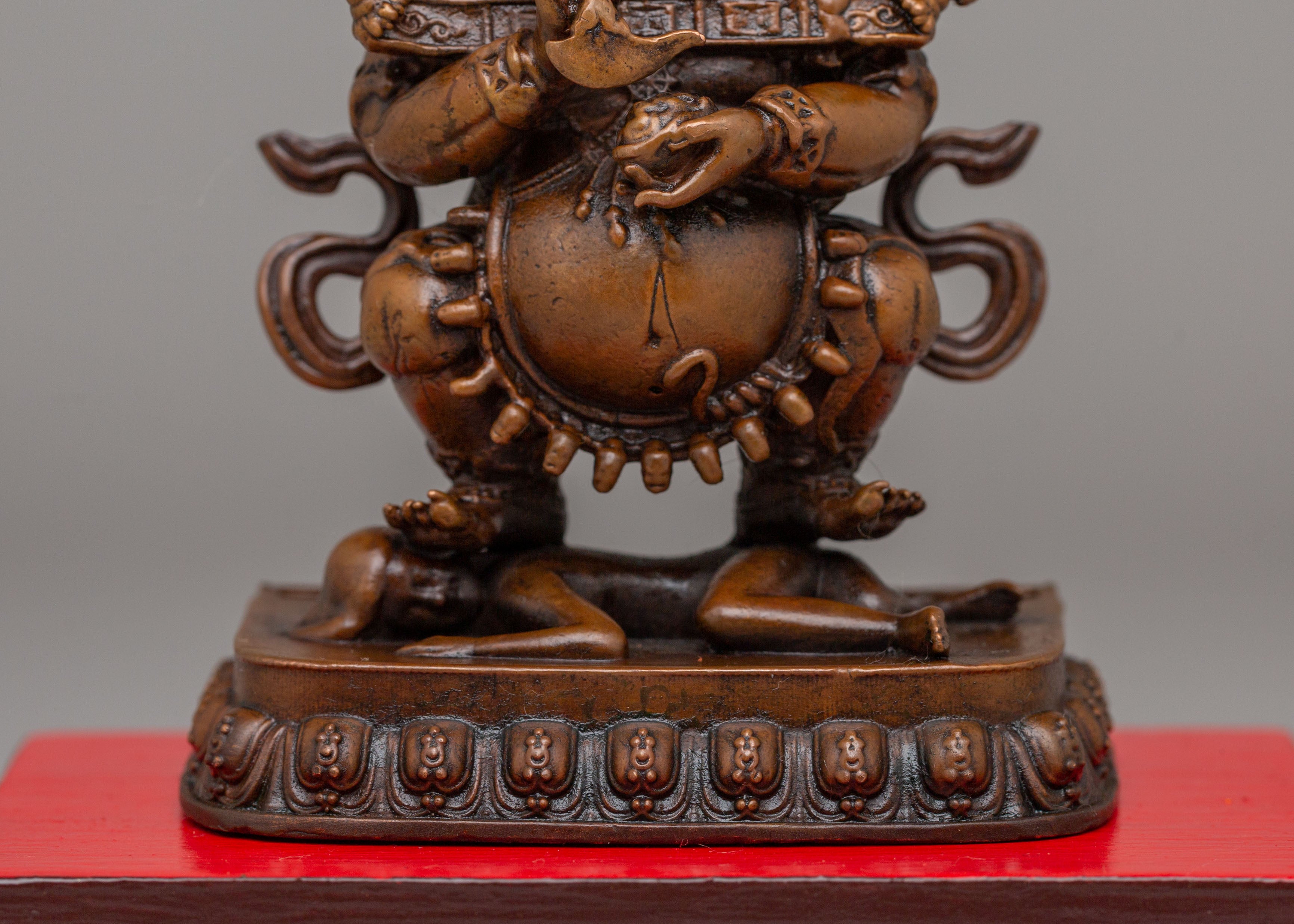 Shakya Mahakala Deity Statue | Tibetan Buddhist Protector Sculpture
