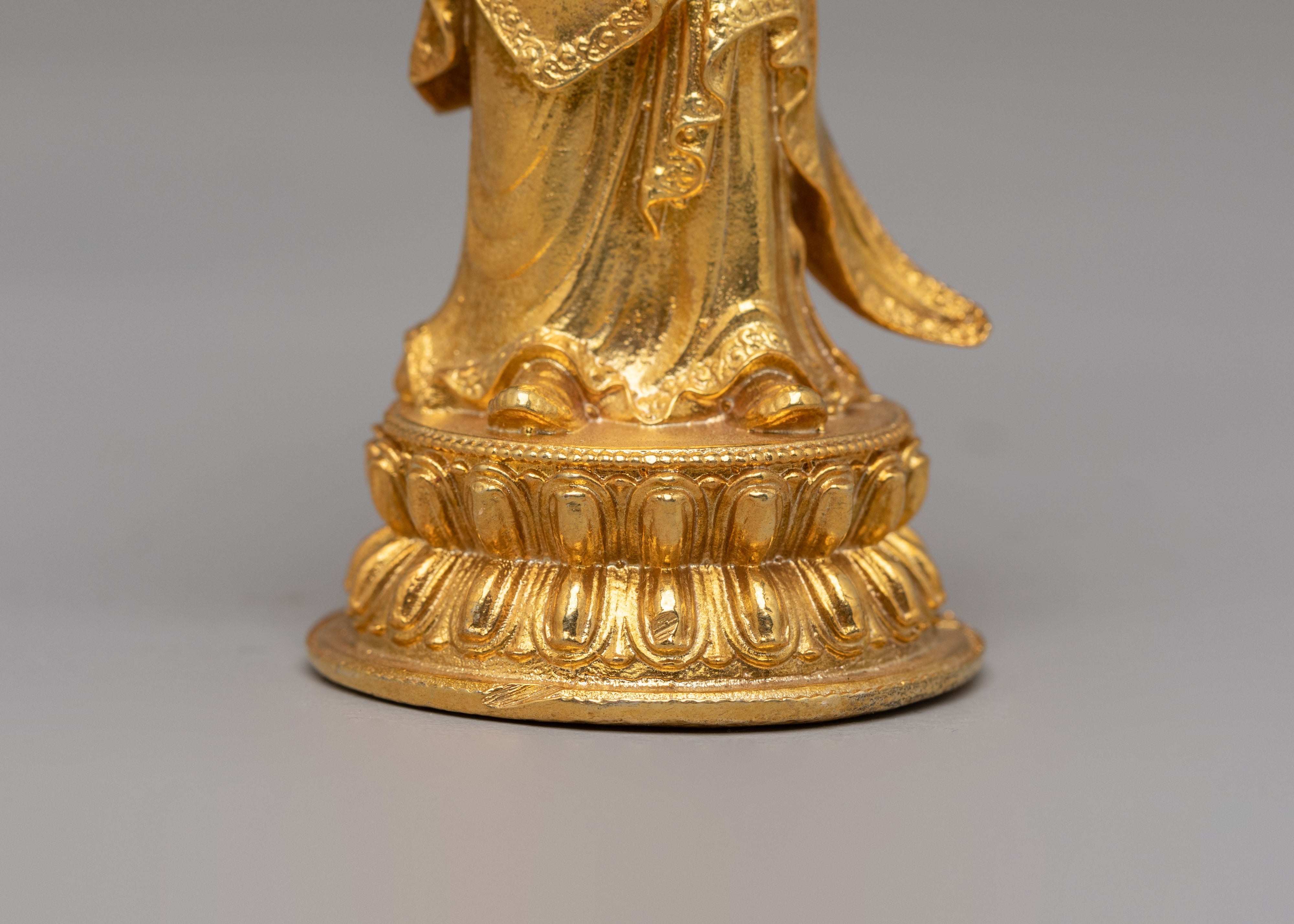 Guru Rinpoche Dynamic Standing Statue | Tibetan Spiritual Artwork
