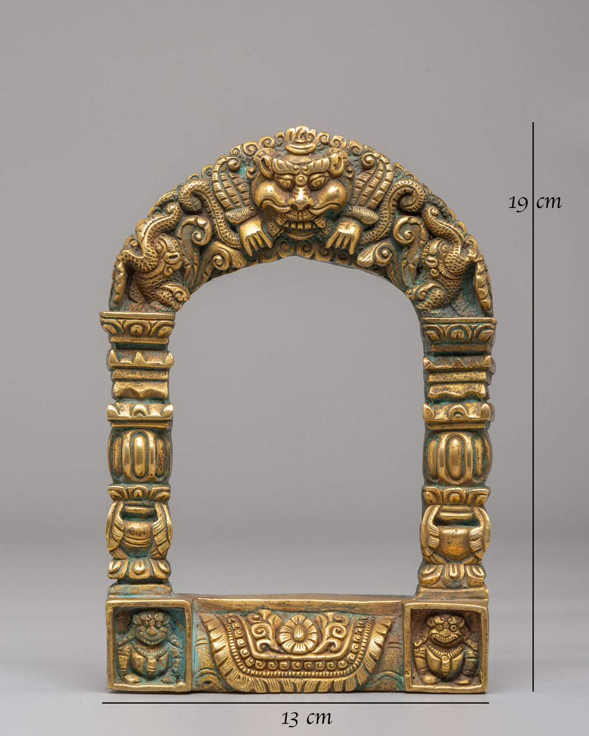 Handcrafted Prabhavali | Copper Ritual Item for Puja