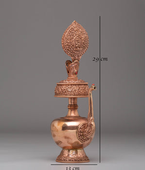 Tibetan Bhumba Offering Vessel | A Sacred Ritual Object for Spiritual Ceremonies