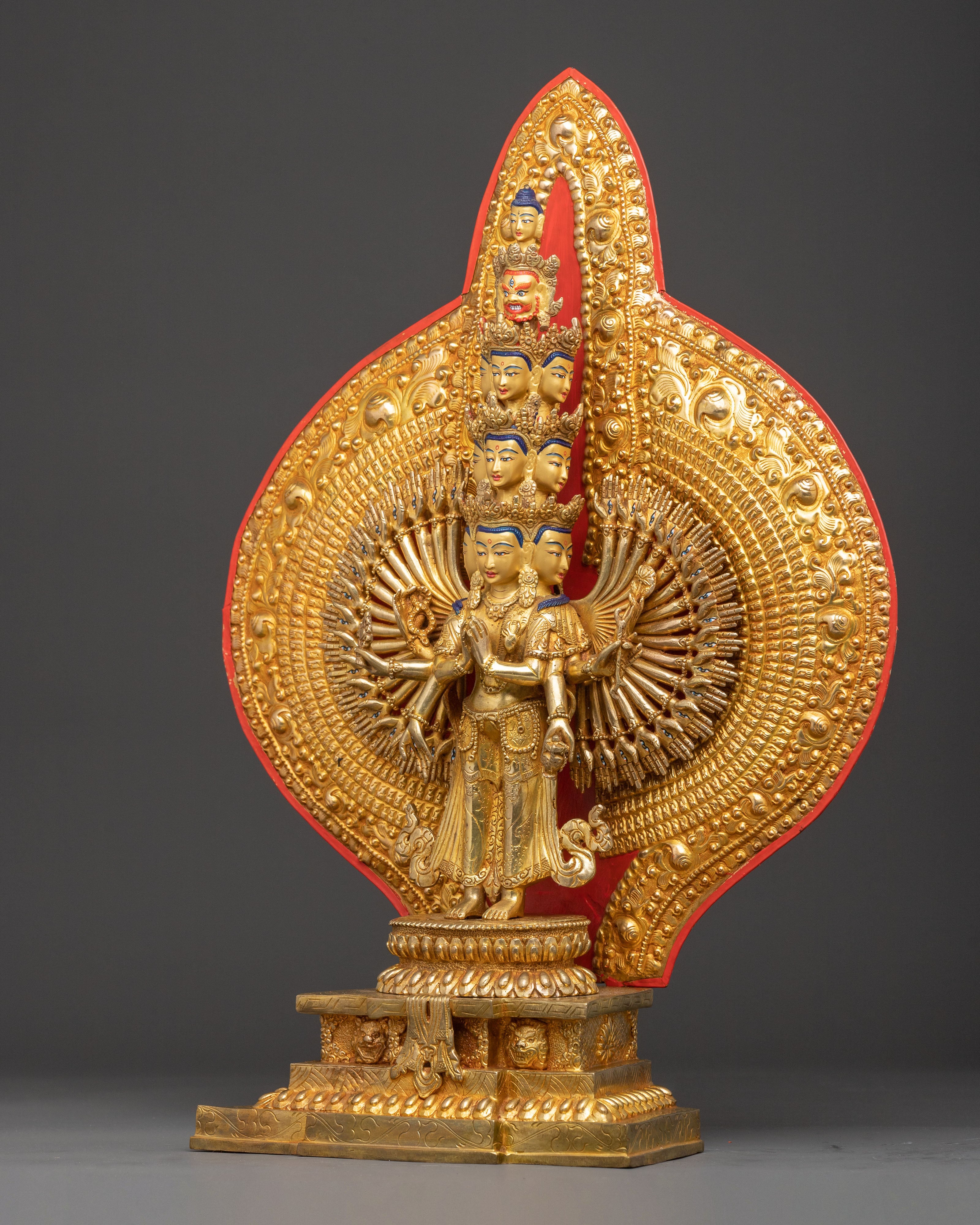 1000-Armed Avalokiteshvara Statue | Tibetan Artwork
