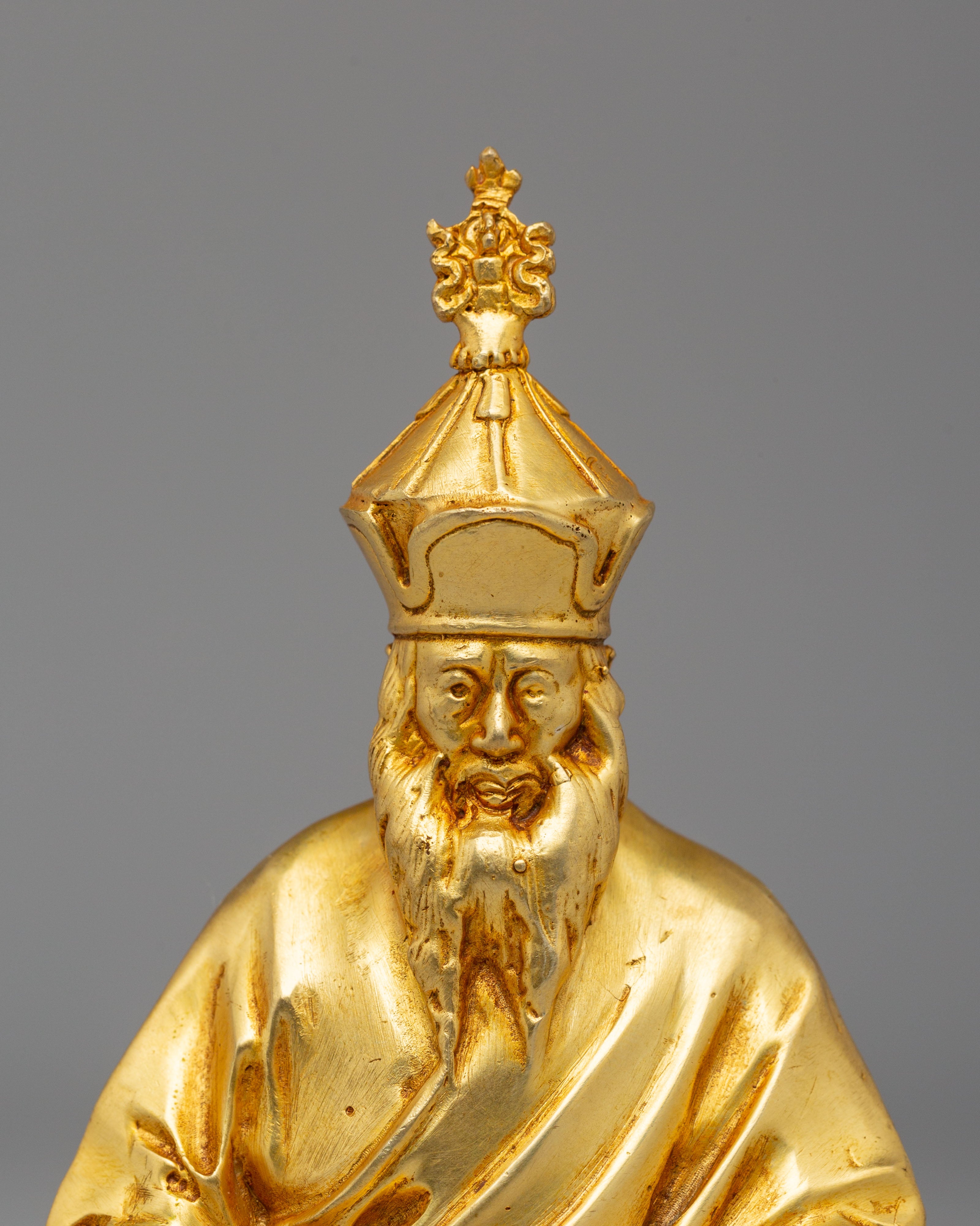 Tibetan Chatral Rinpoche Sculpture | Buddhist Master Statue