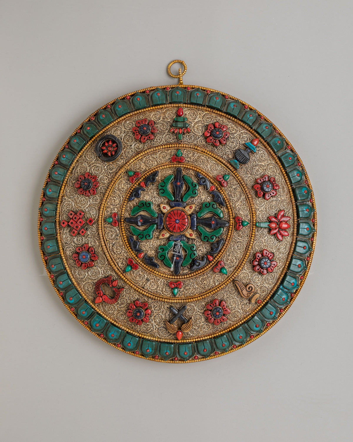 Double Vajra Wall Hanging for Altar  