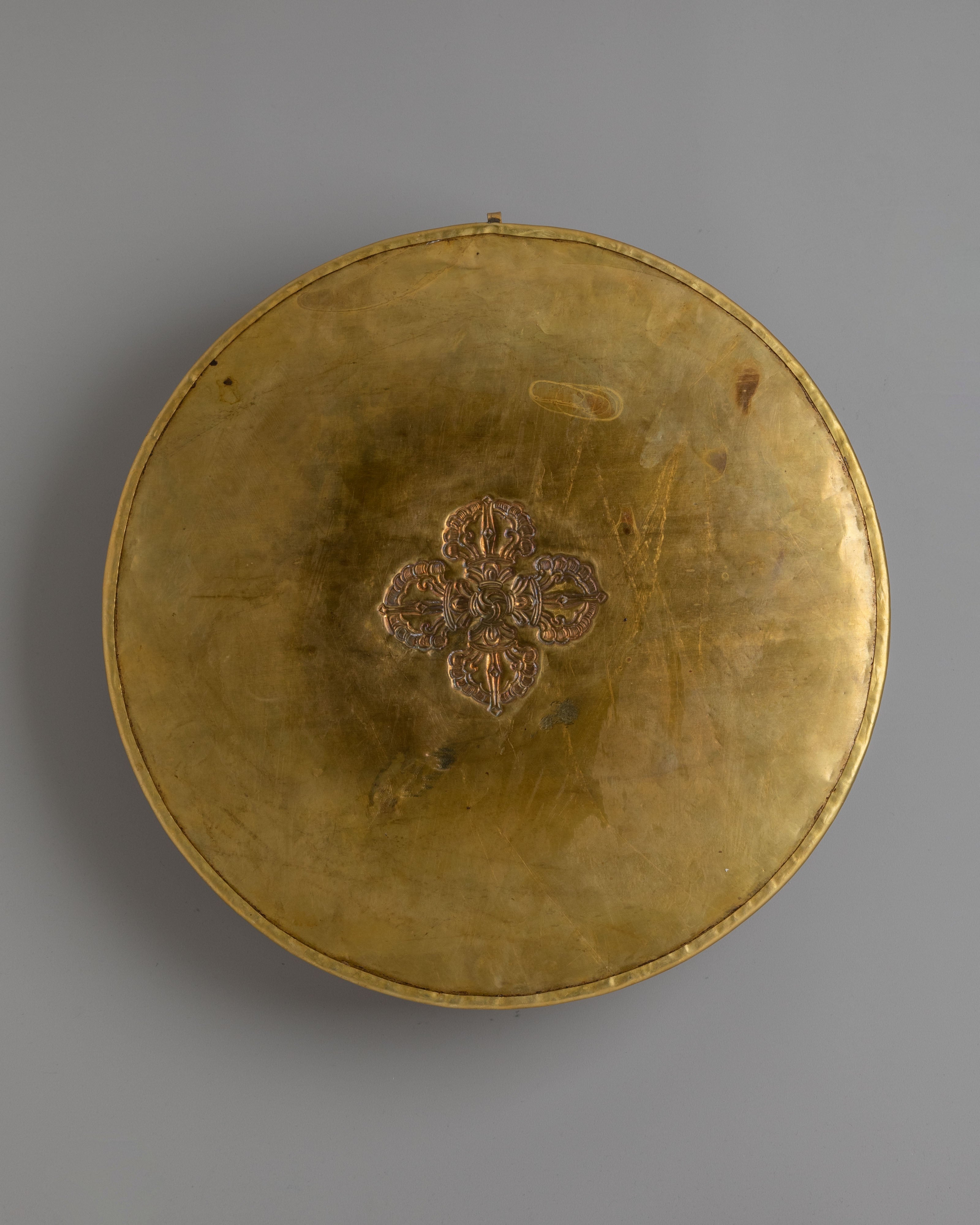 Buddhist Mandala Wall Hanging | Gold Plated Tibetan Wall Decor