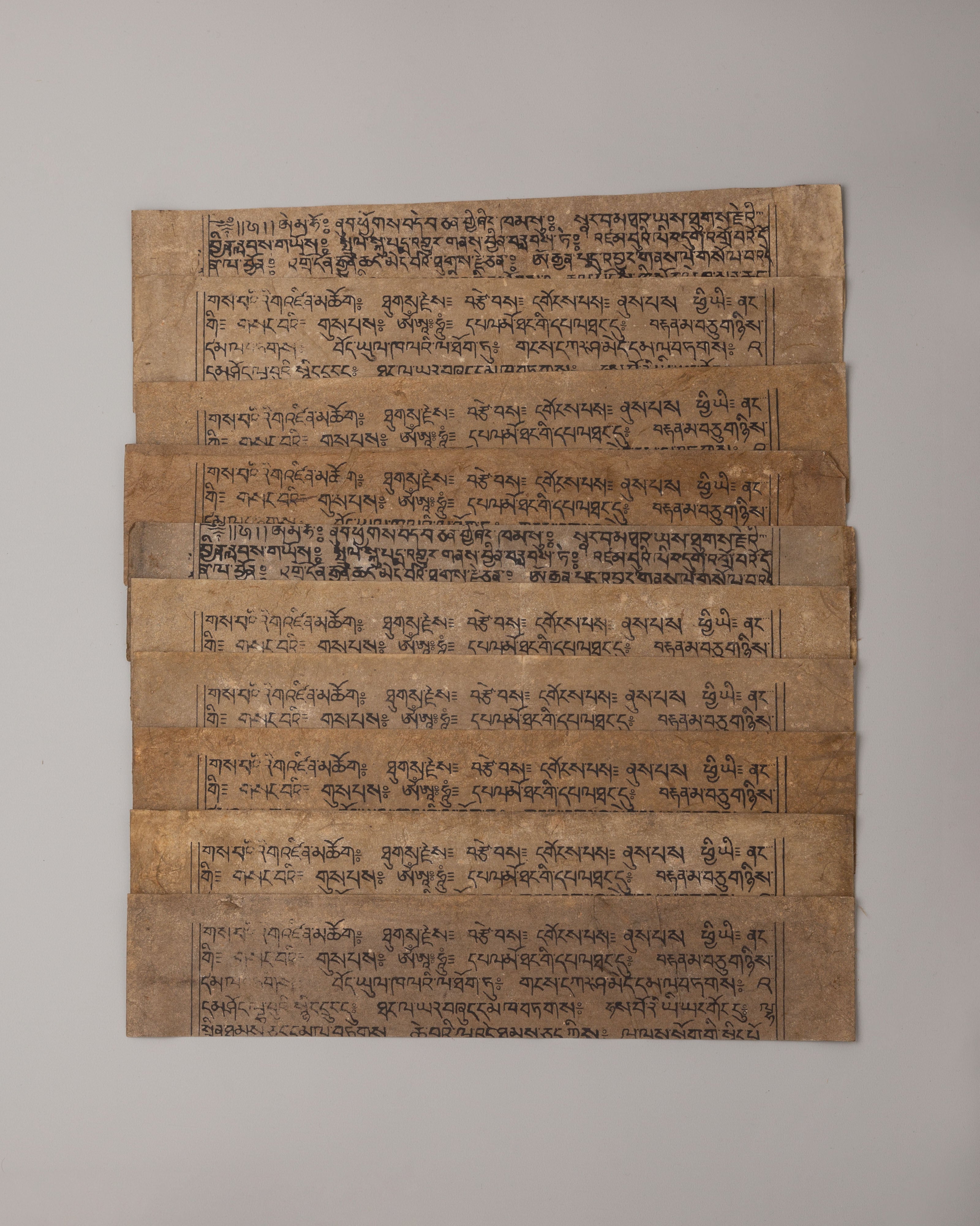 Five Dhyani Buddha Book | Tibetan Buddhist Manuscript