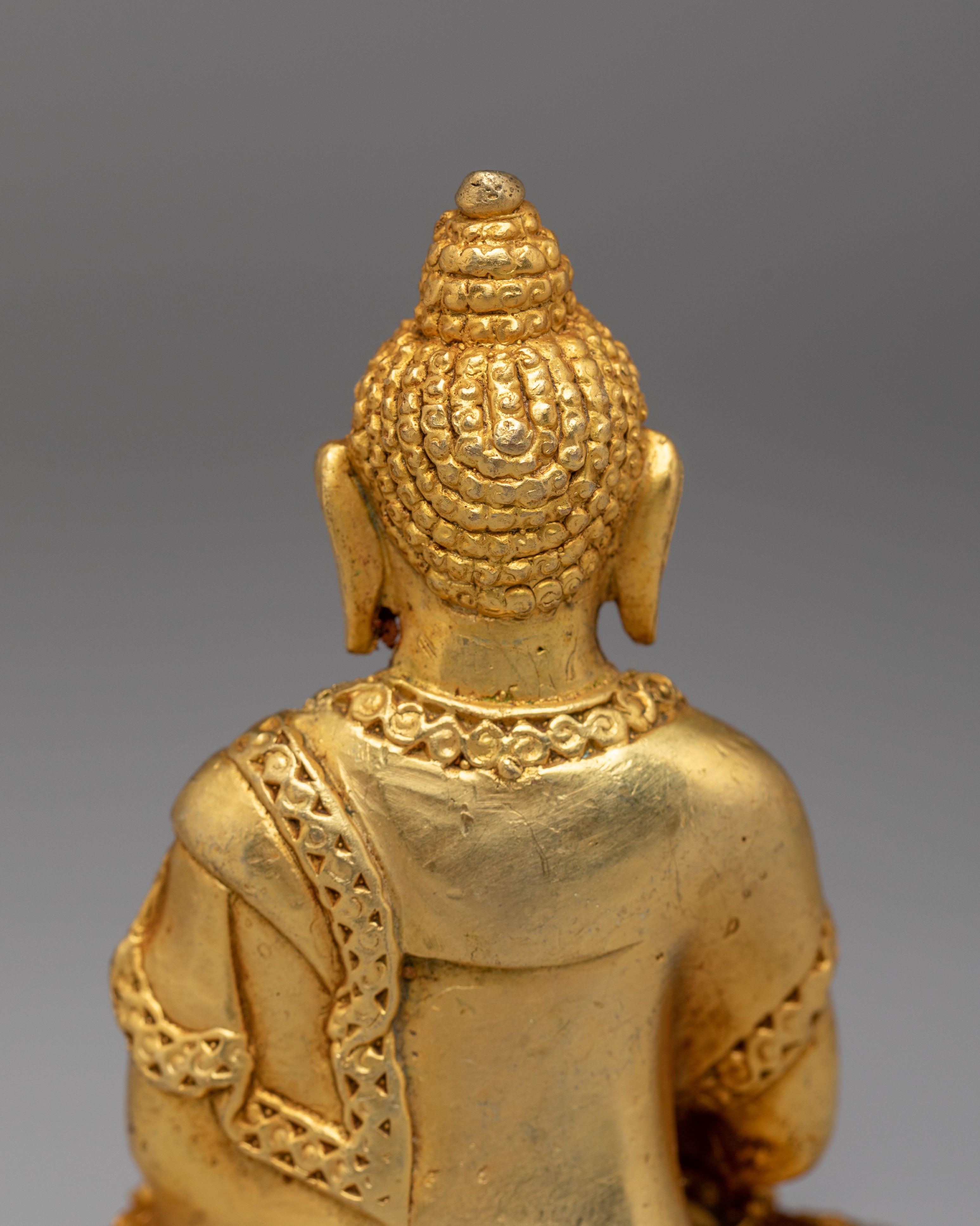 Tibetan Amitabha Sculpture for Infinite Light | Pure Land Devotional Statue