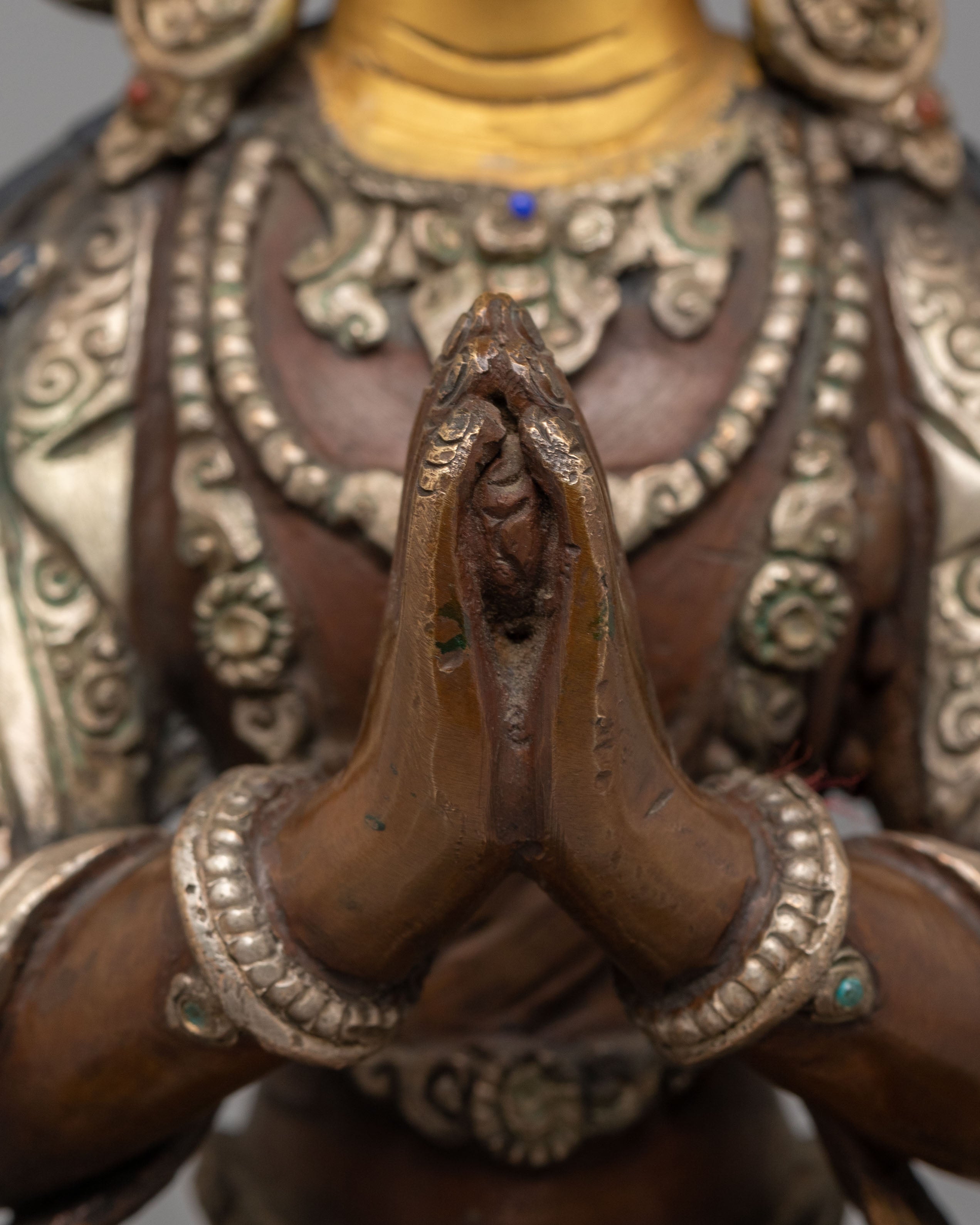 Sacred Tibetan Chenrezig Compassion Statue | Buddhist Compassion Bodhisattva