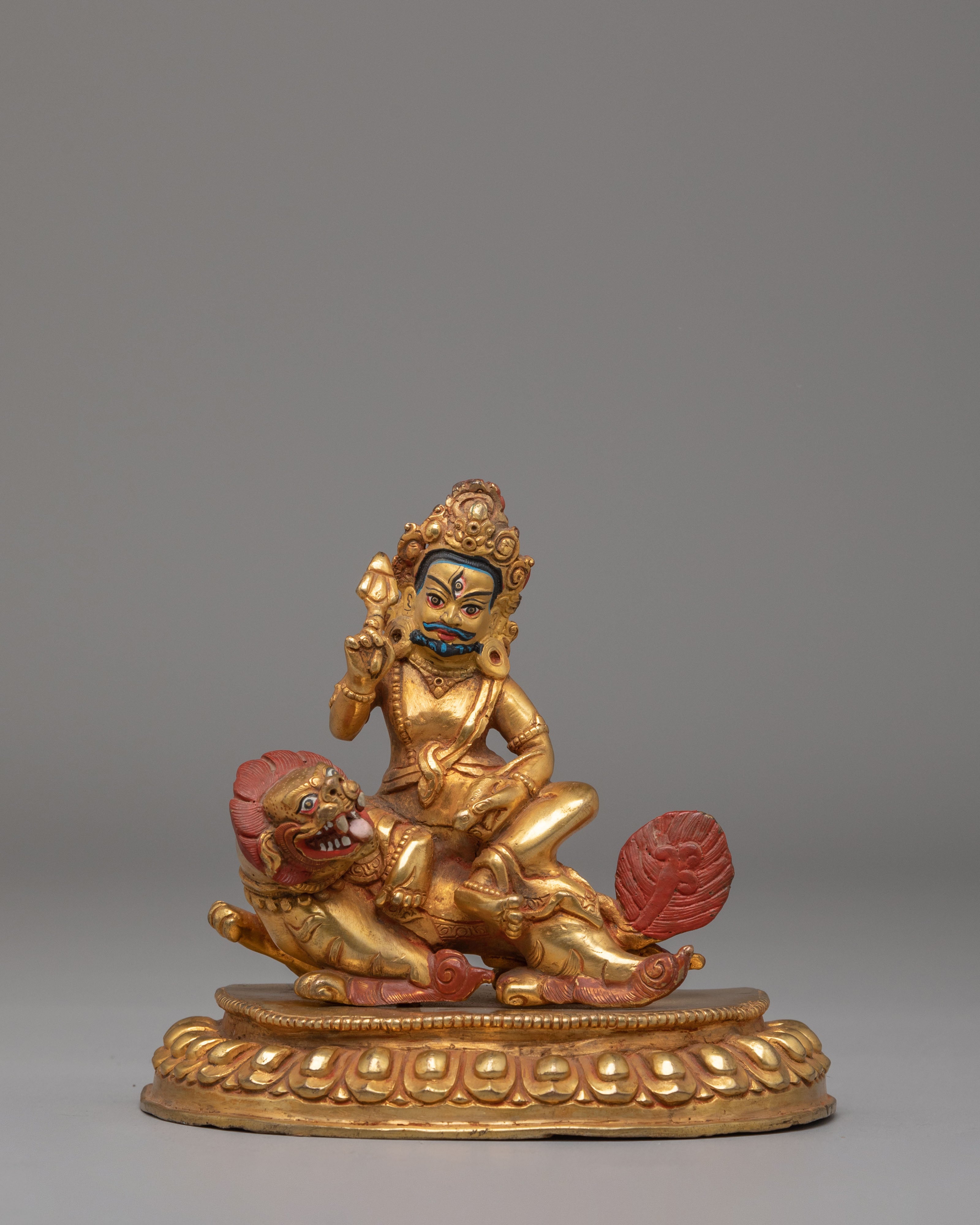 Sacred Tibetan Namtoshe Altar Statue | Wrathful Guardian Deity
