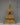 Buddhist Handcrafted Sacred Stupa | Gold-Plated Copper with Coral & Turquoise