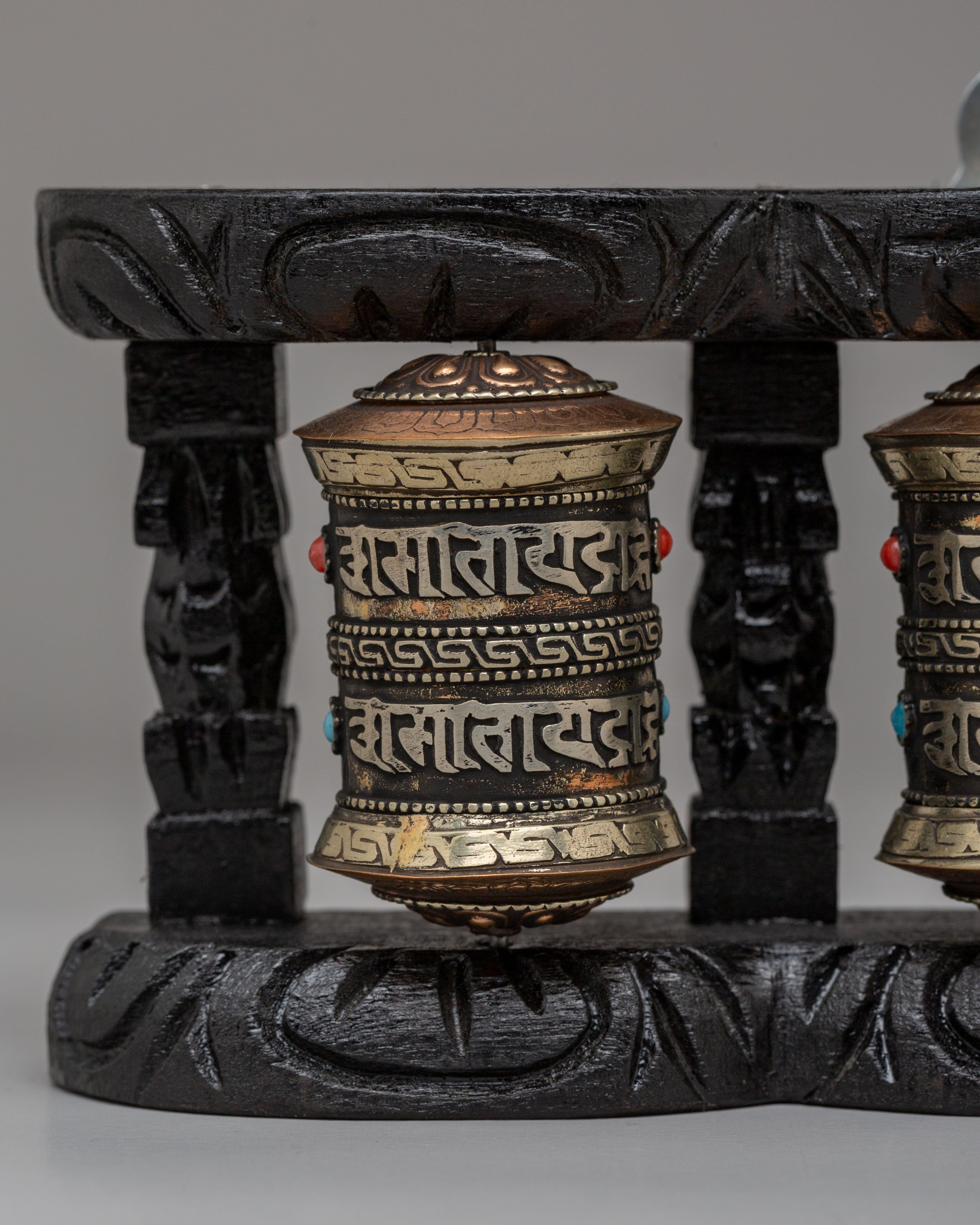 Buddhist Himalayan Mantra Wheel | Symbol of Compassion & Protection