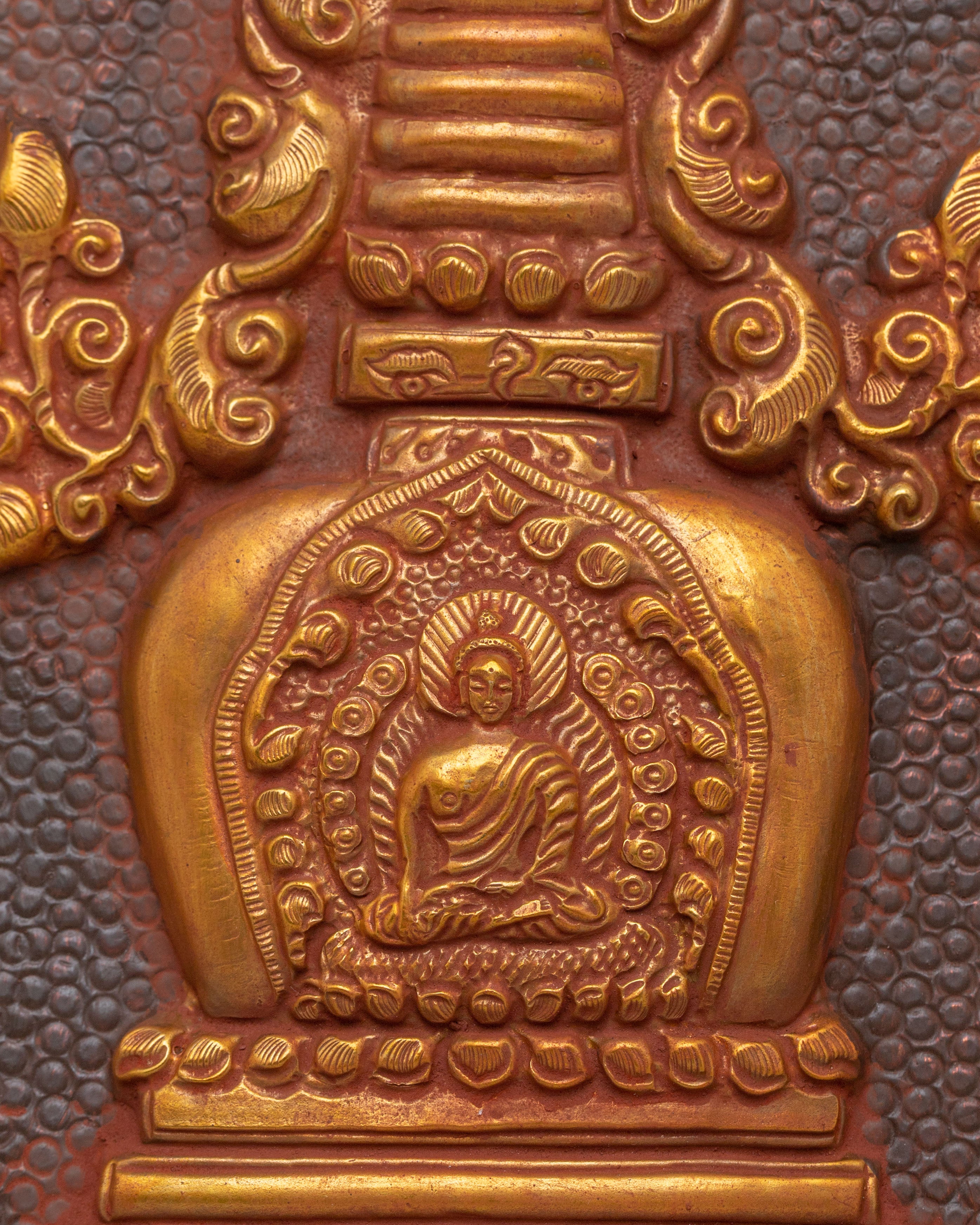 Handmade Stupa Wall Hanging | Tibetan Buddhist Decor