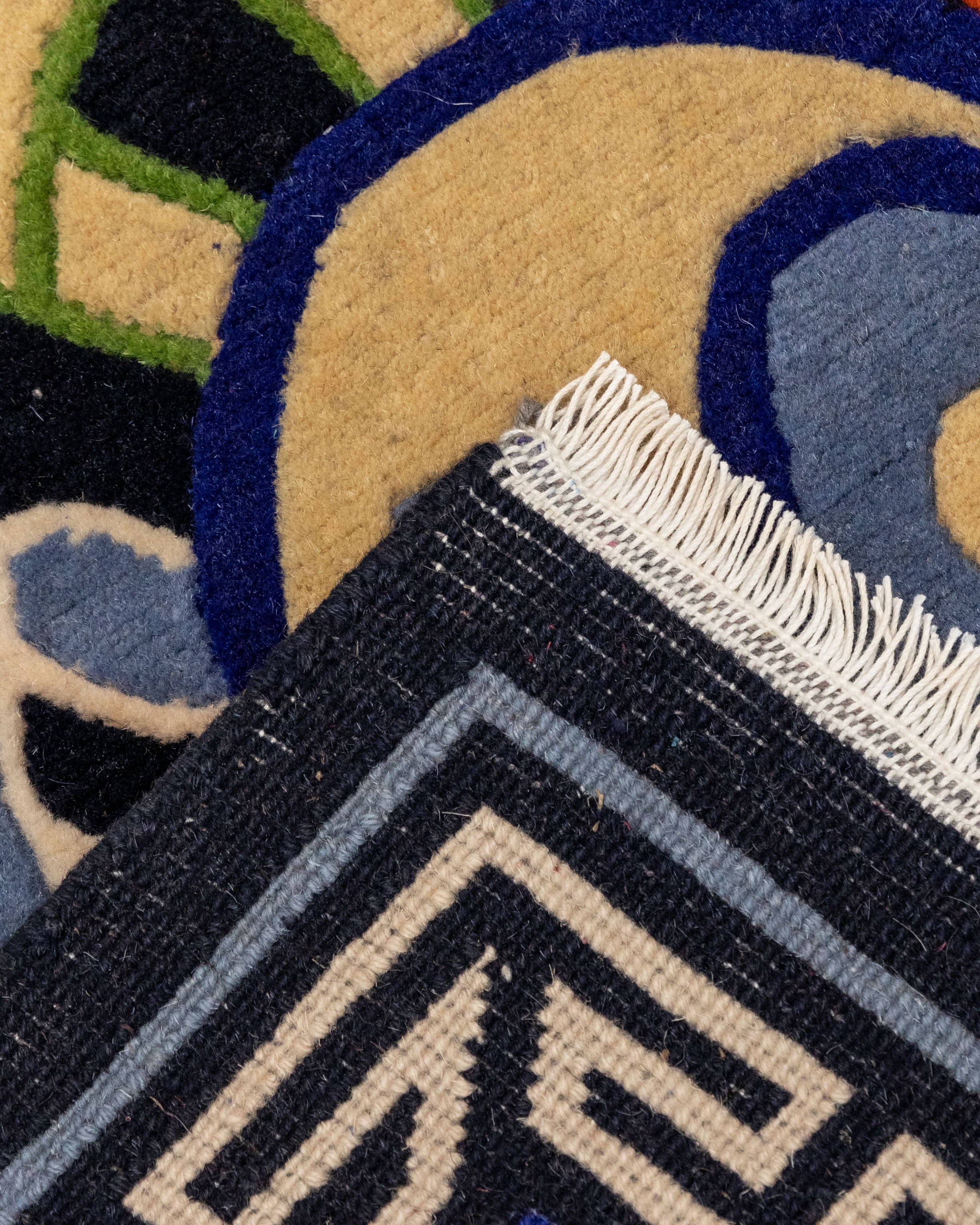 Handmade Tibetan Wool Rug |  Buddhist Art