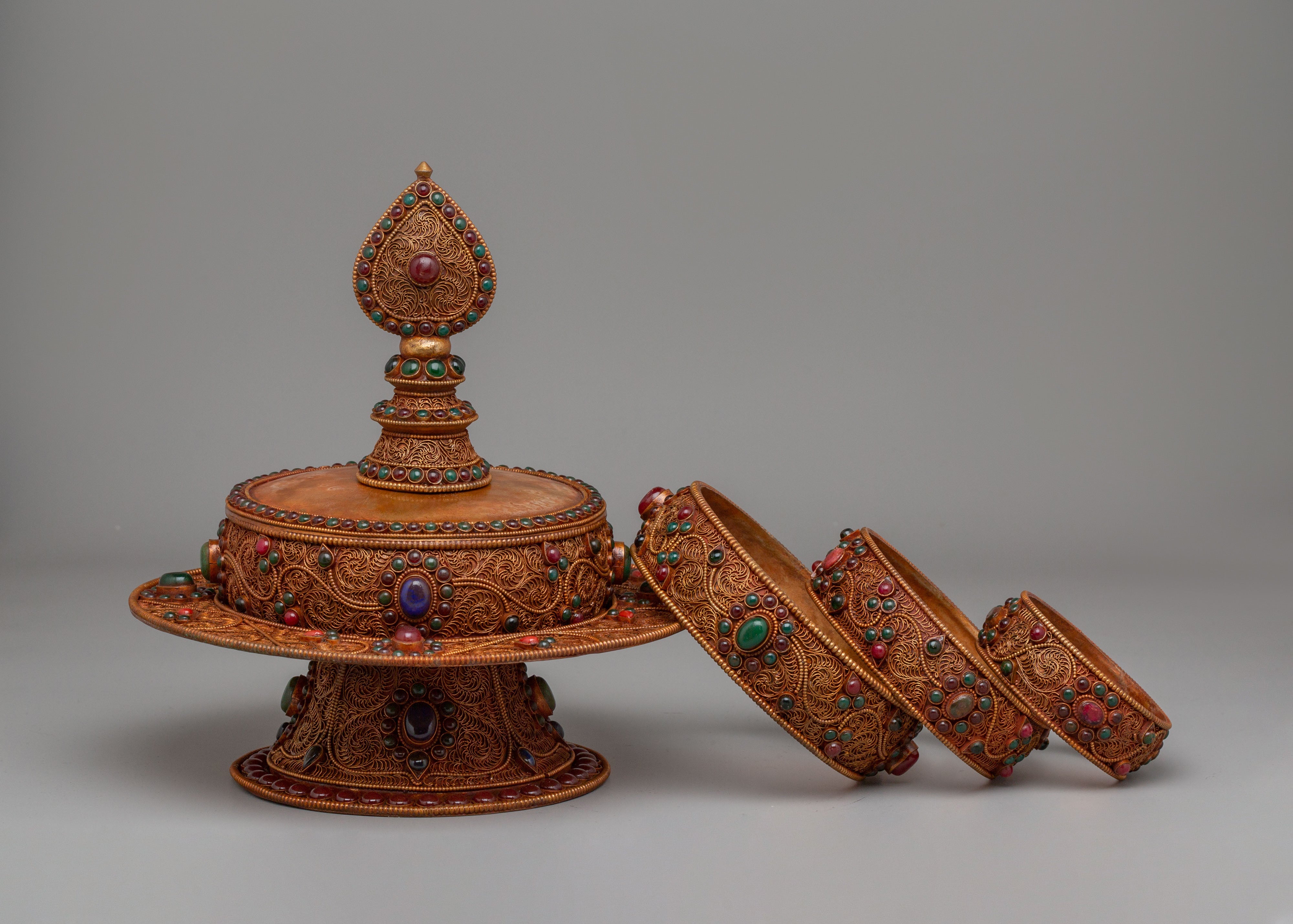 Tibetan Altar Mandala Offering | Spiritual Meditation Decor