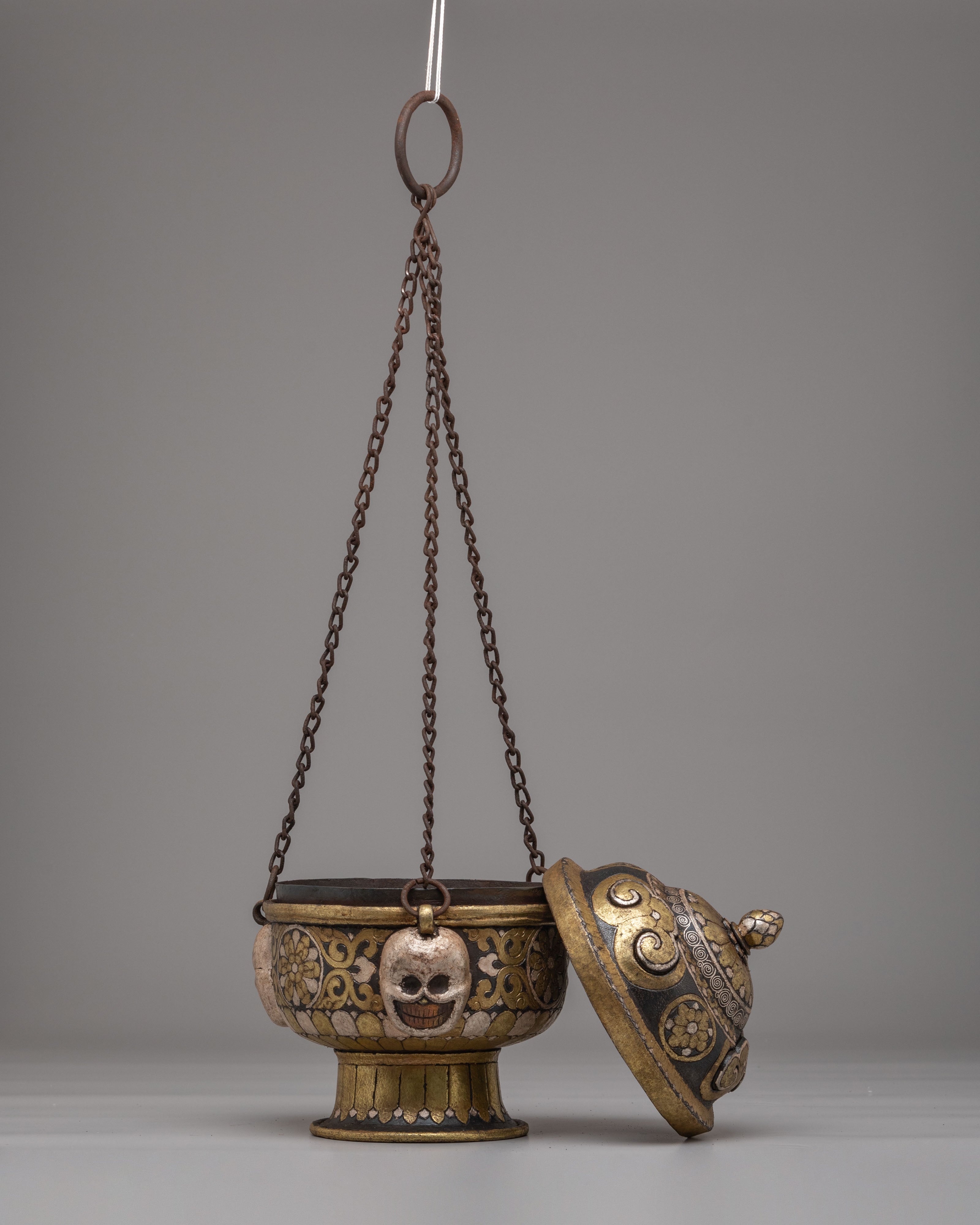 Tibetan Insense Burner | Handcrafted Buddhist Ritual Item