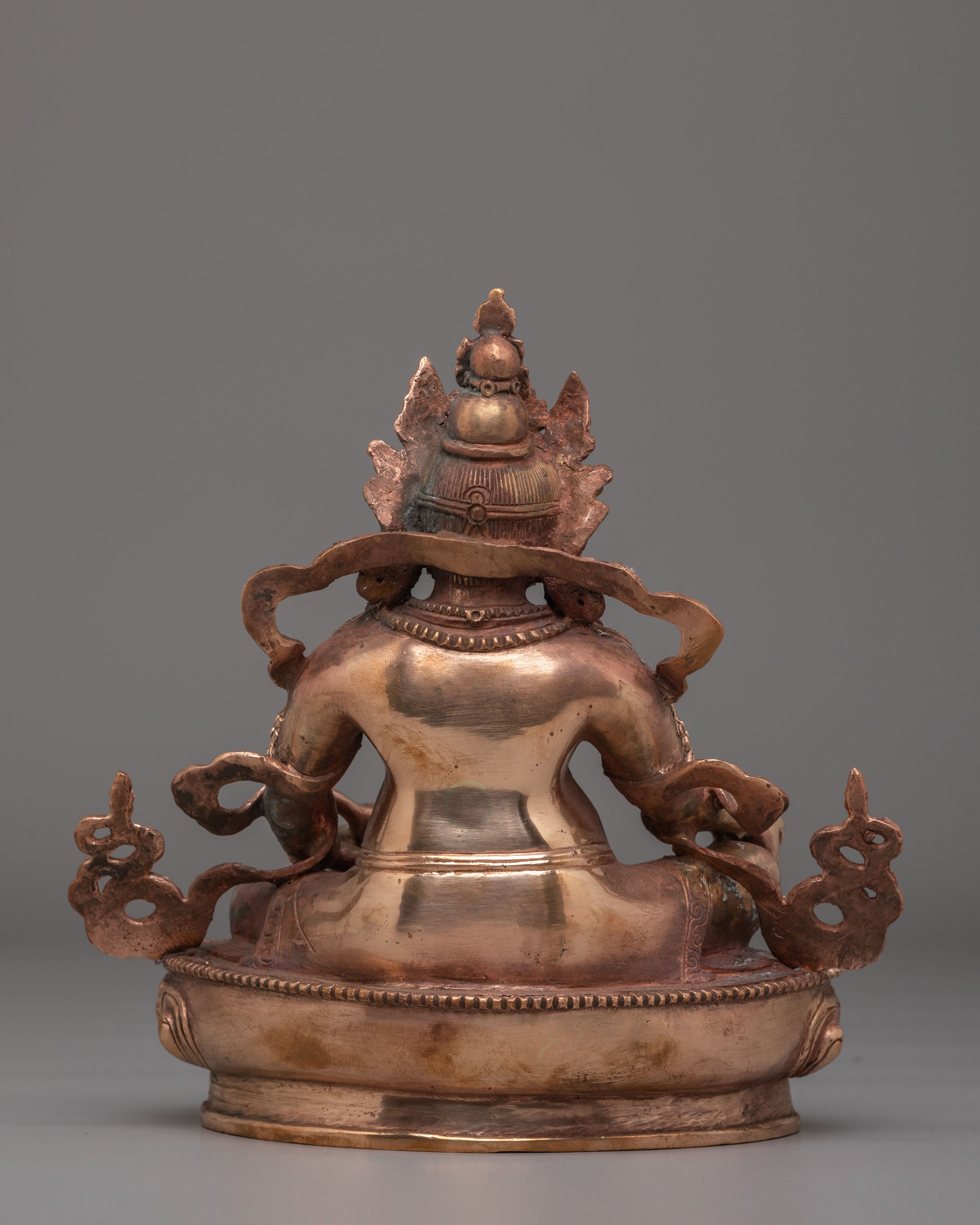 Handcrafted Dzambhala Deity Statue | Tibetan Wealth God Sculpture