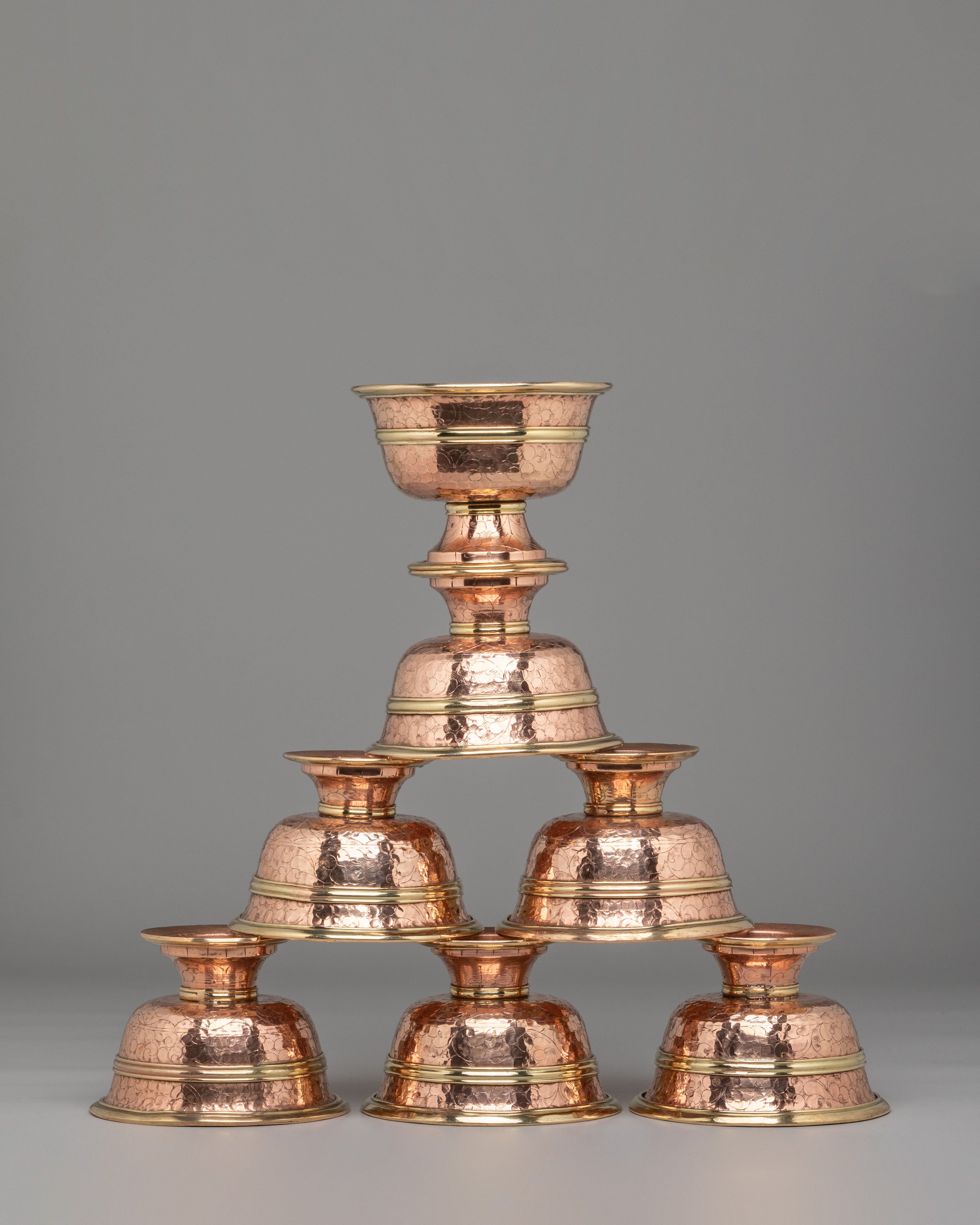 Buddhist Offering Bowl Set for Ritual | Perfect for Meditation & Spiritual Practices