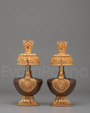 Handcrafted Tibetan Bhumba Offering Set