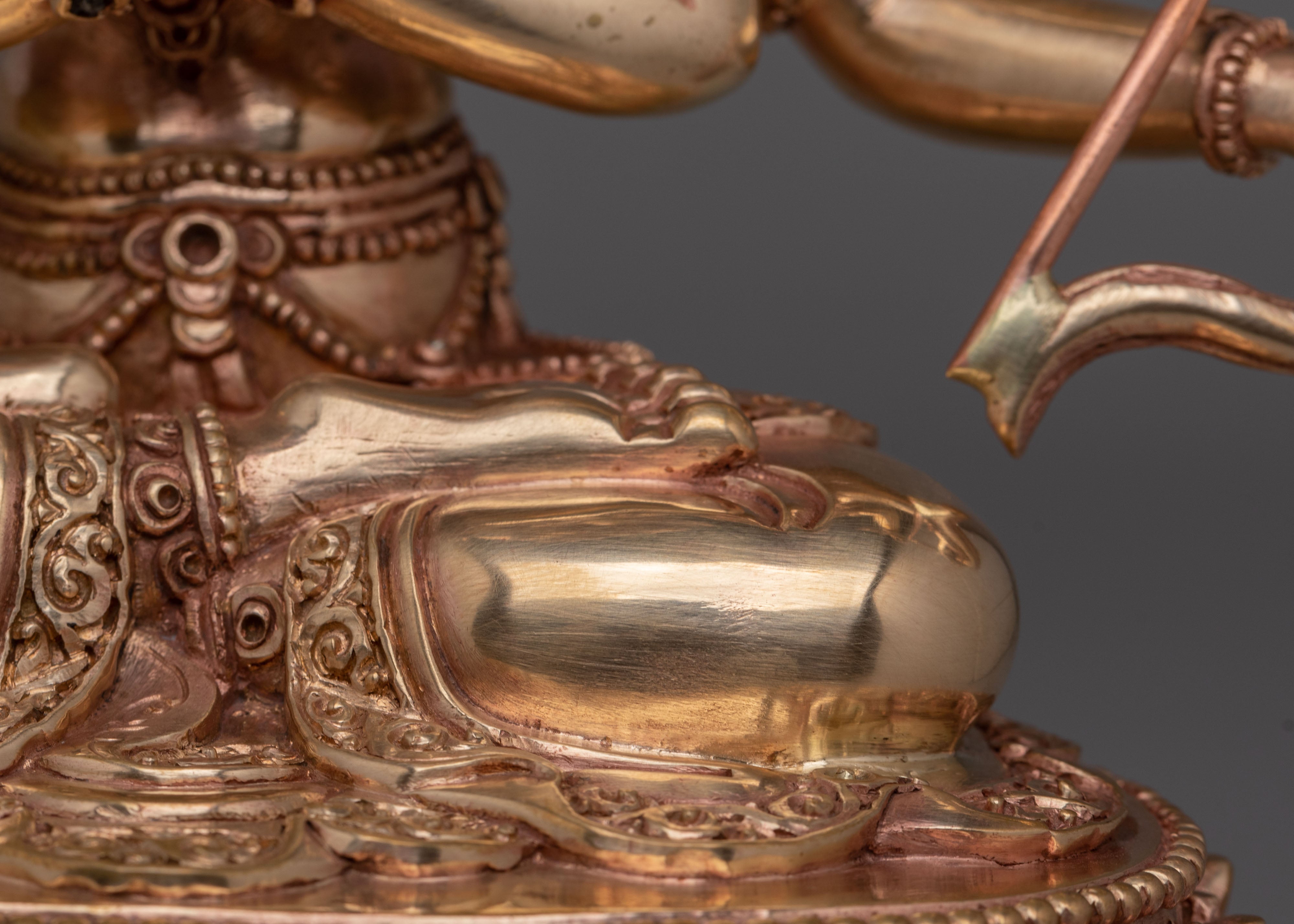 Tibetan Maha Manjushri Statue | Wisdom Deity