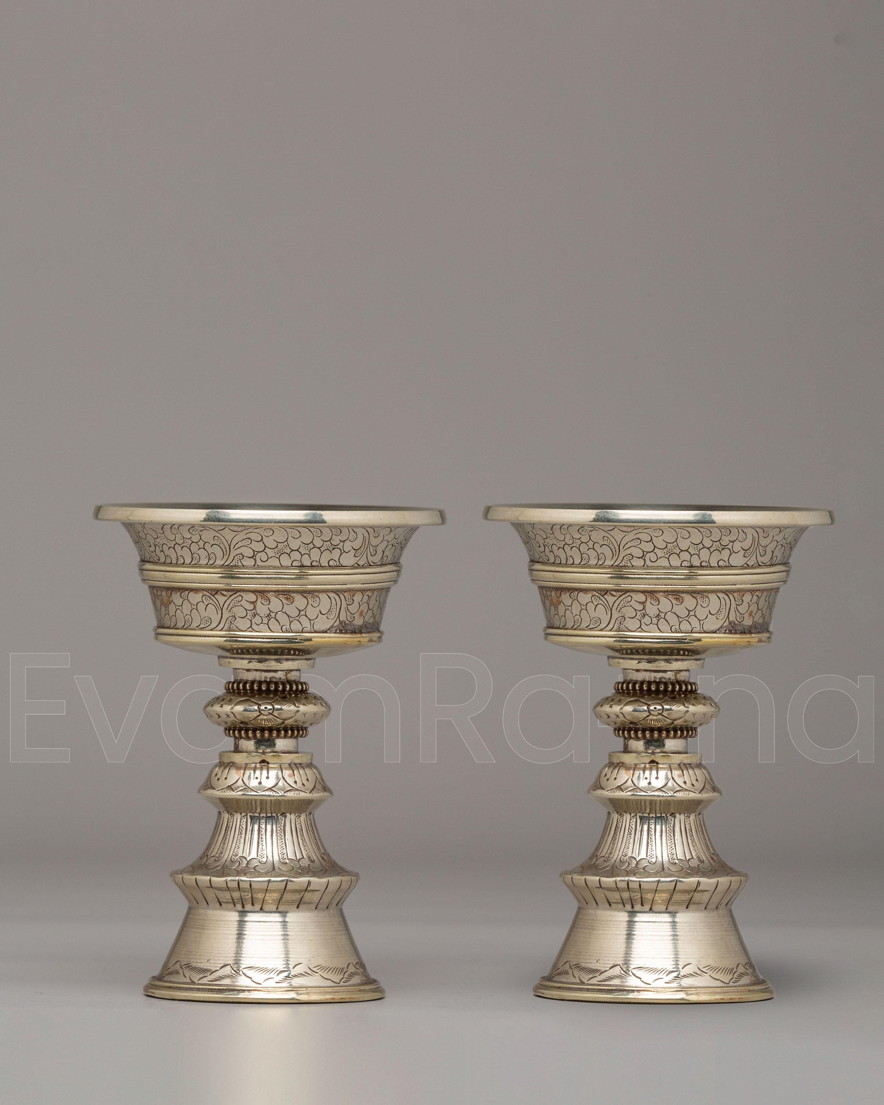 Traditional Meditation Butter Lamp Set