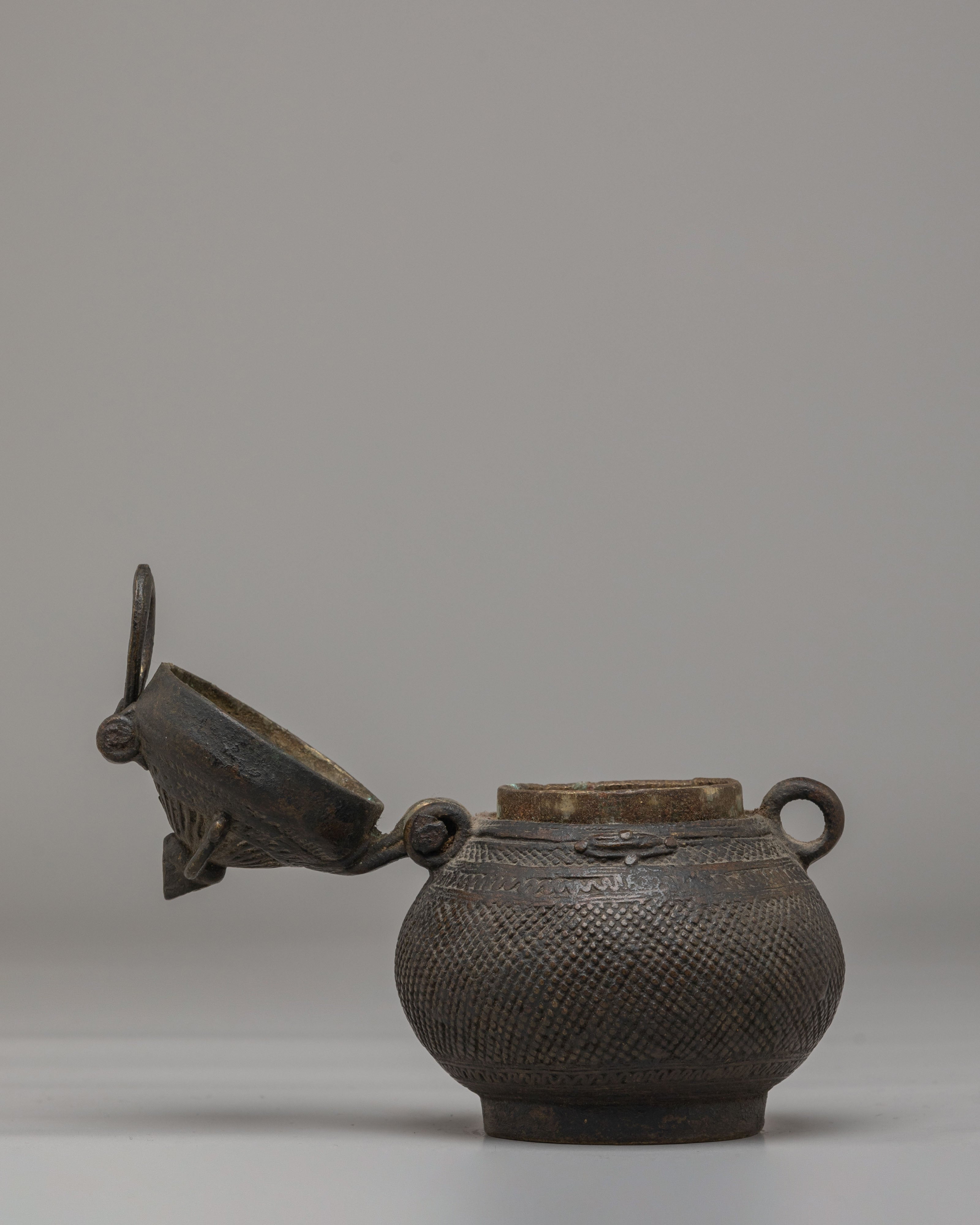 Sacred Incense Burner for Ritual | Traditional Handcrafted Iron Burner