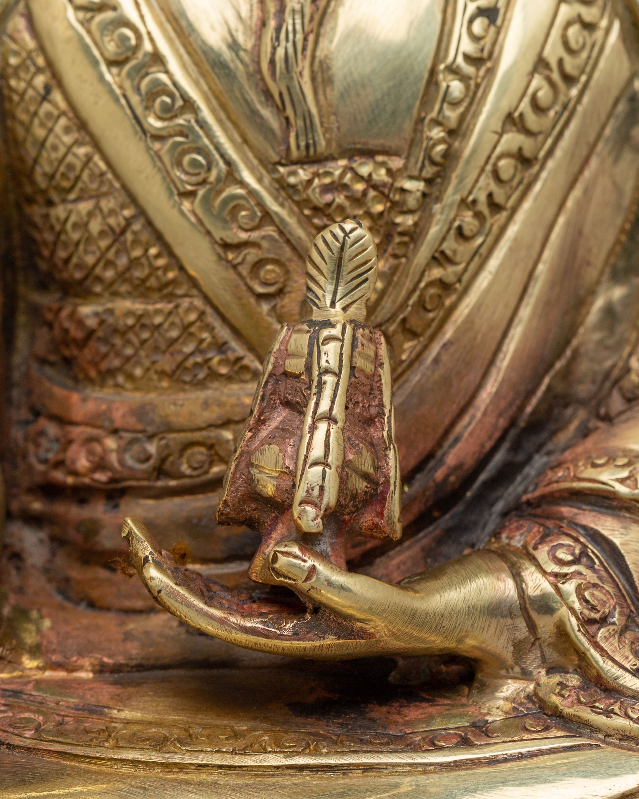 Handcrafted Sacred Guru Shapdum Statue | Spiritual Buddhist Art