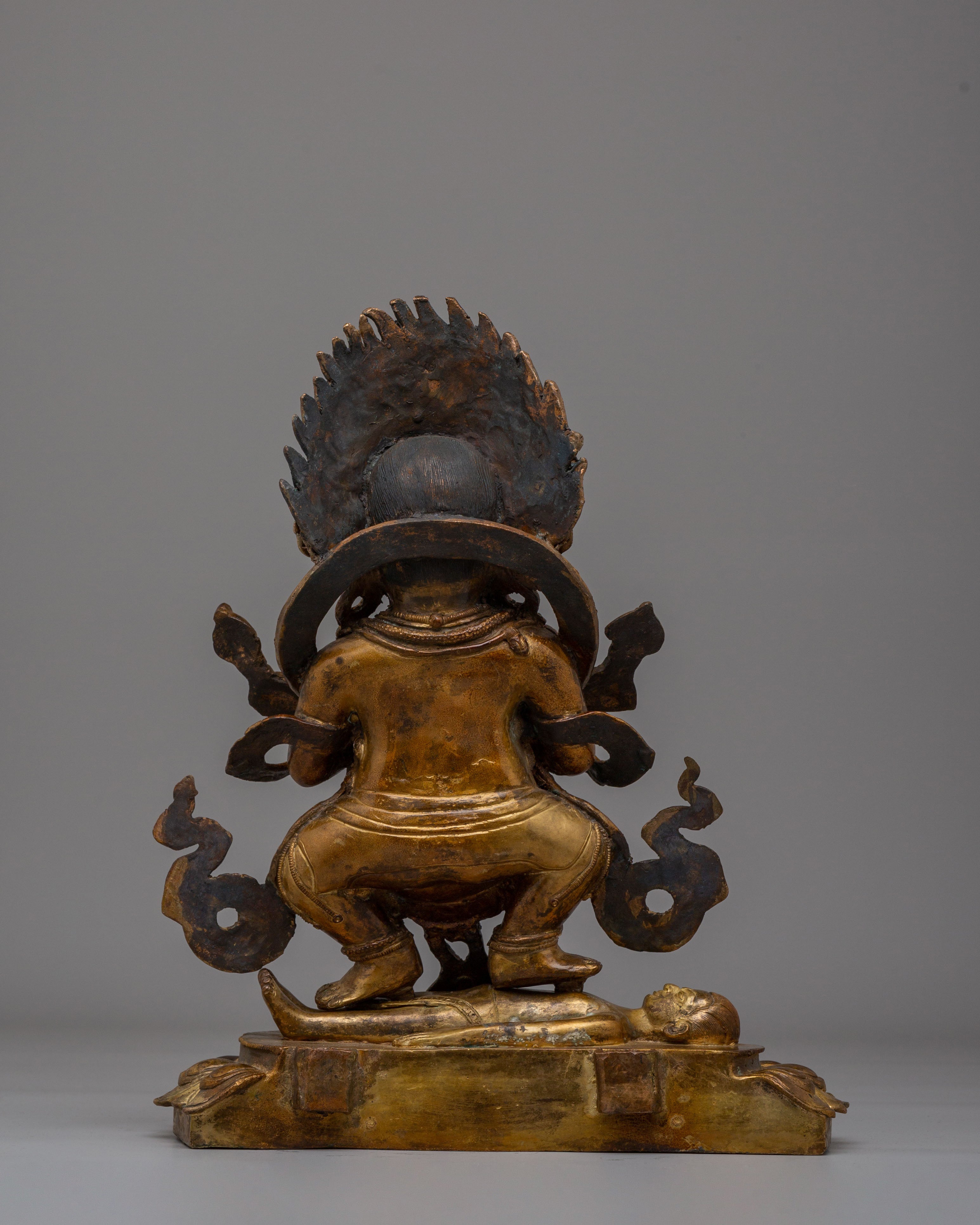 Shakya Mahakala Wrathful Protector Statue | Tibetan Buddhist Deity