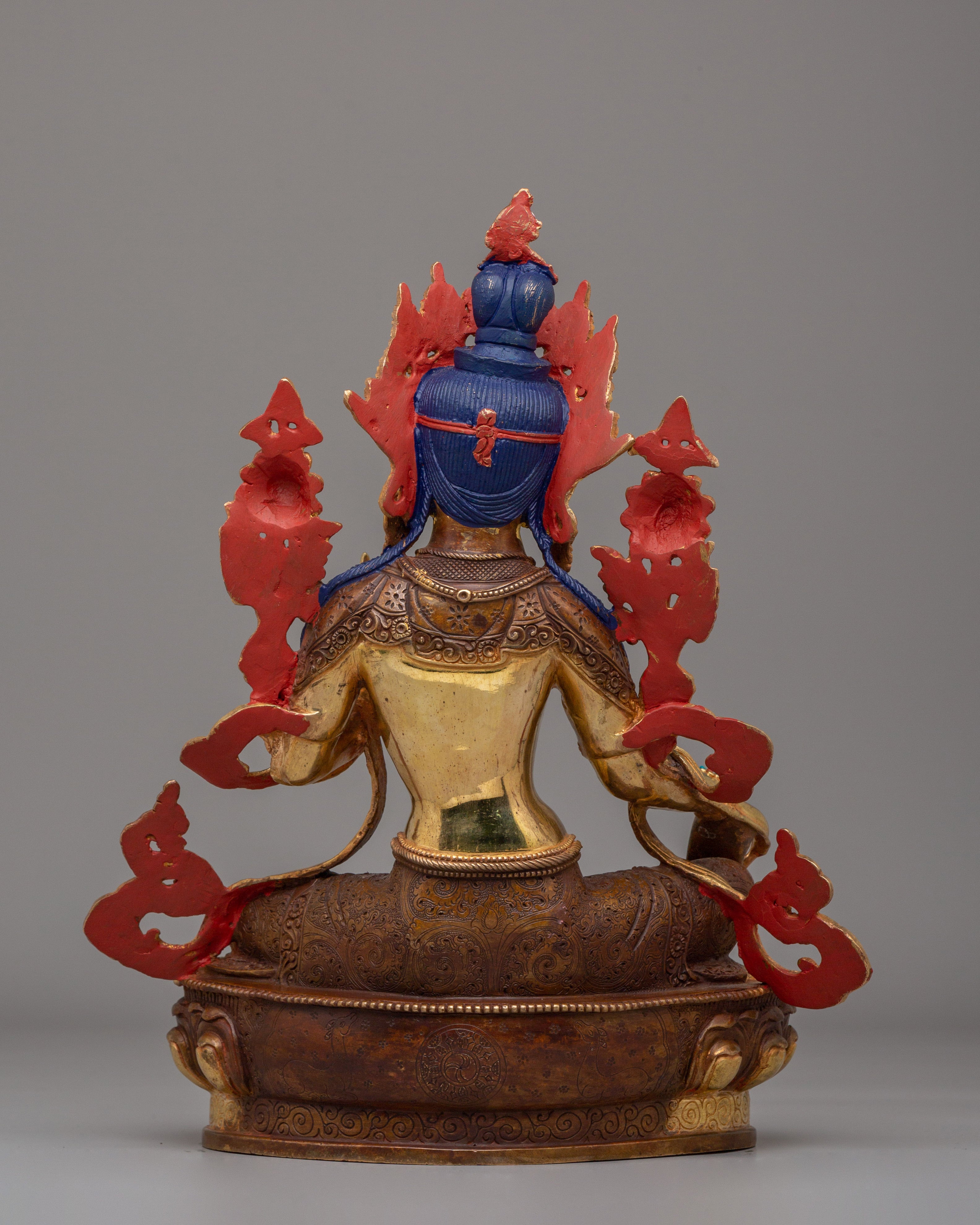 Himalayan Shyama Tara Statue | Green Tara Figurine