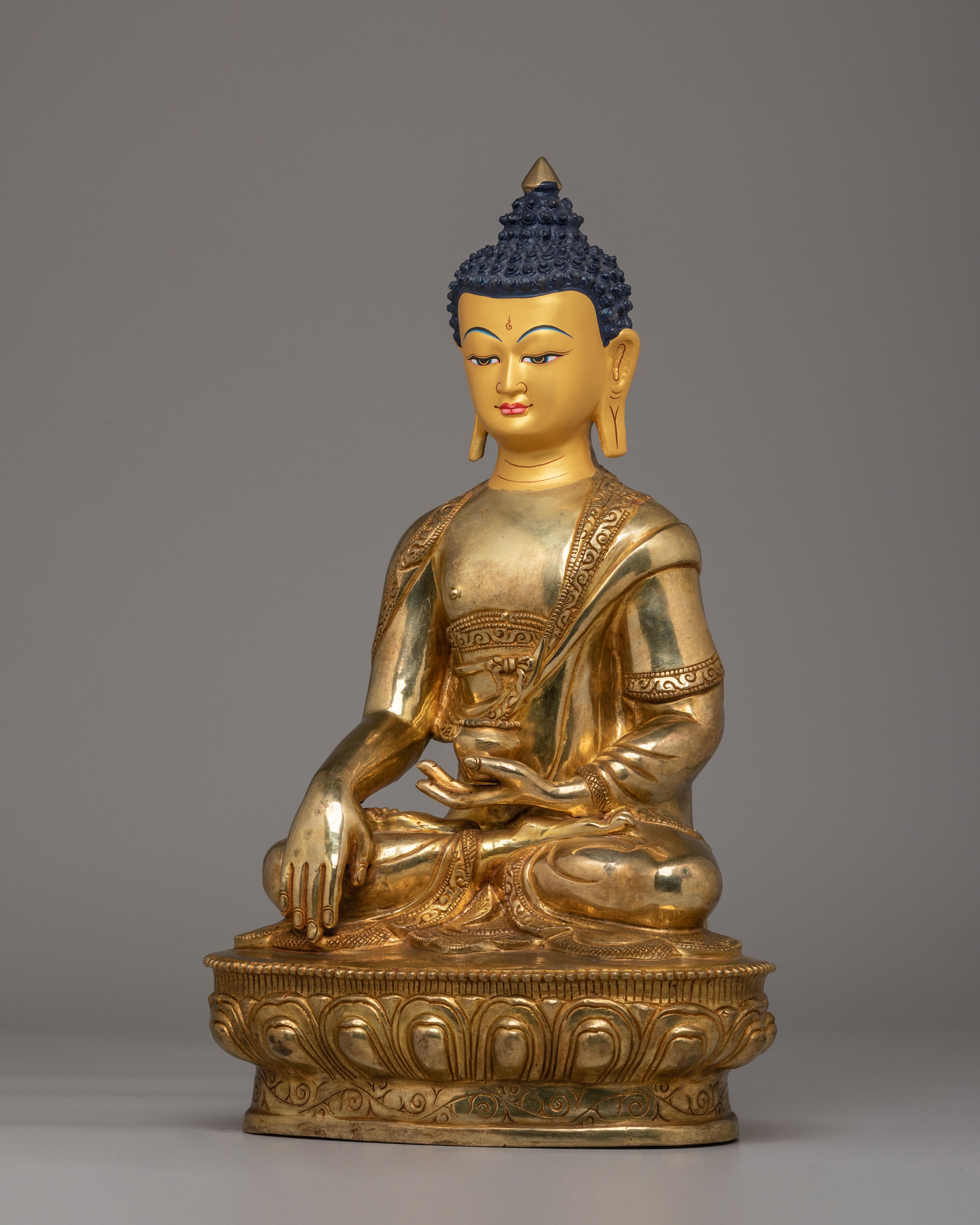 Shakyamuni Buddha Shrine Statue | Traditional Buddhist Artwork
