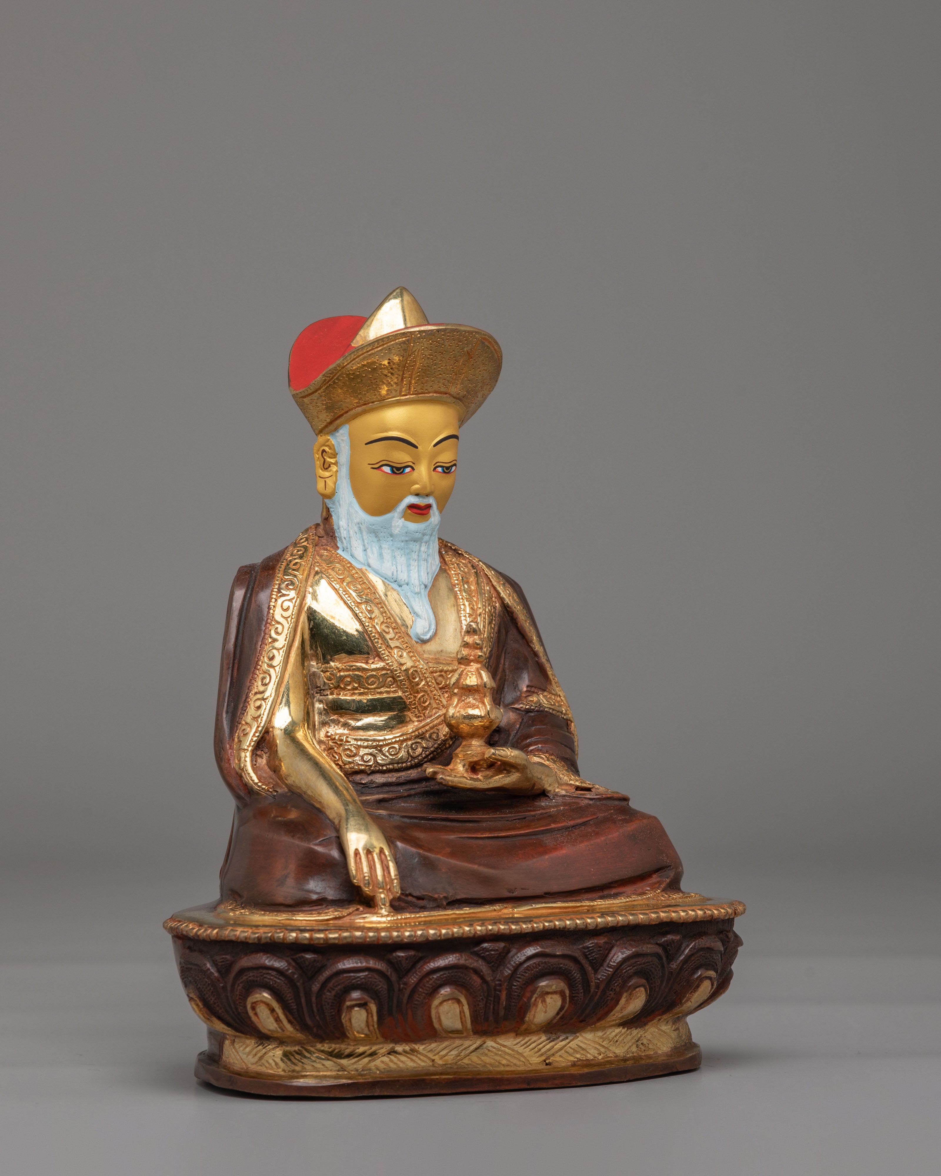 Sacred Traditional Guru Shapdum Statue | A Symbol of Spiritual Wisdom