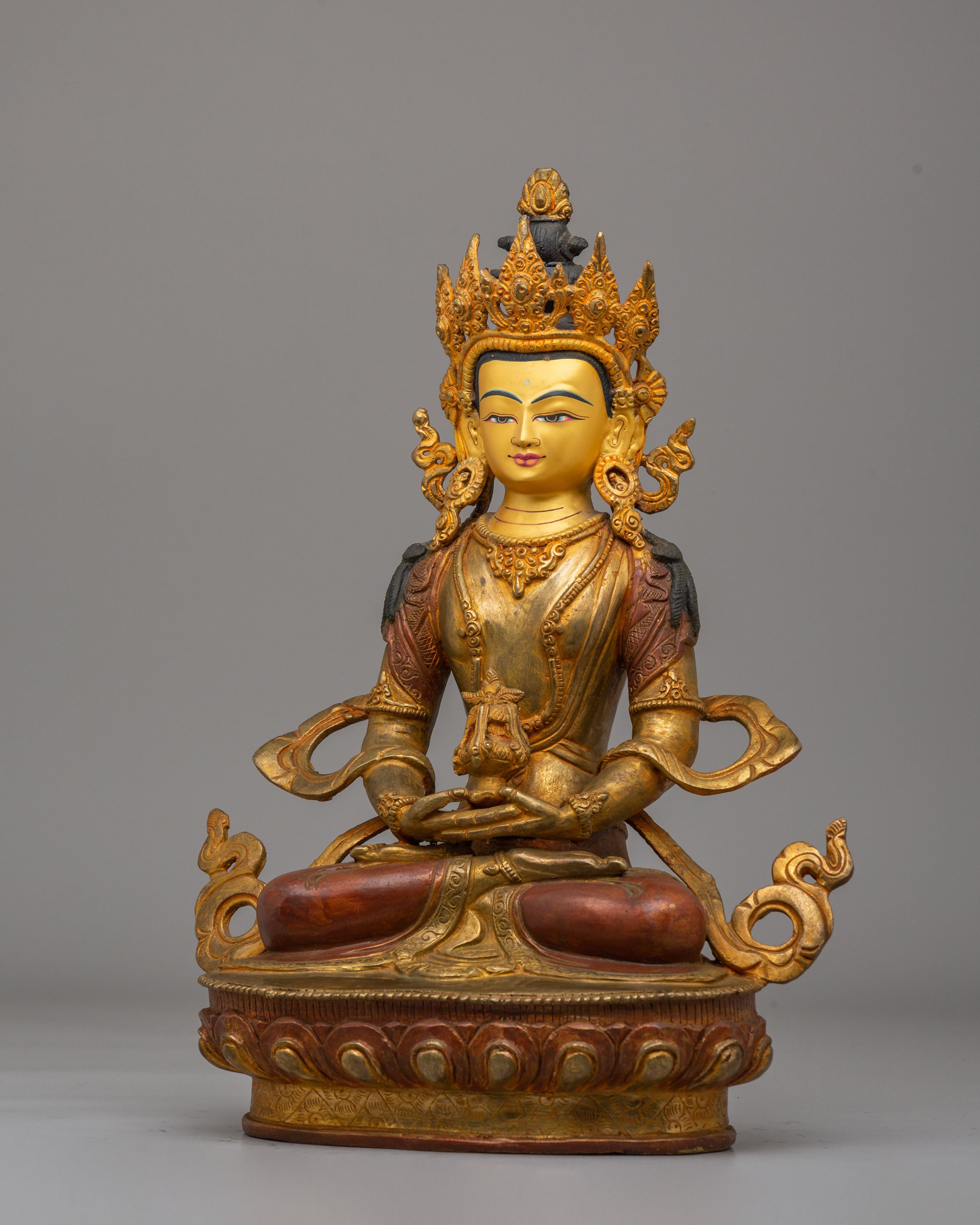 Tibetan Longevity Amitayus Statue | Meditation Altar Decor