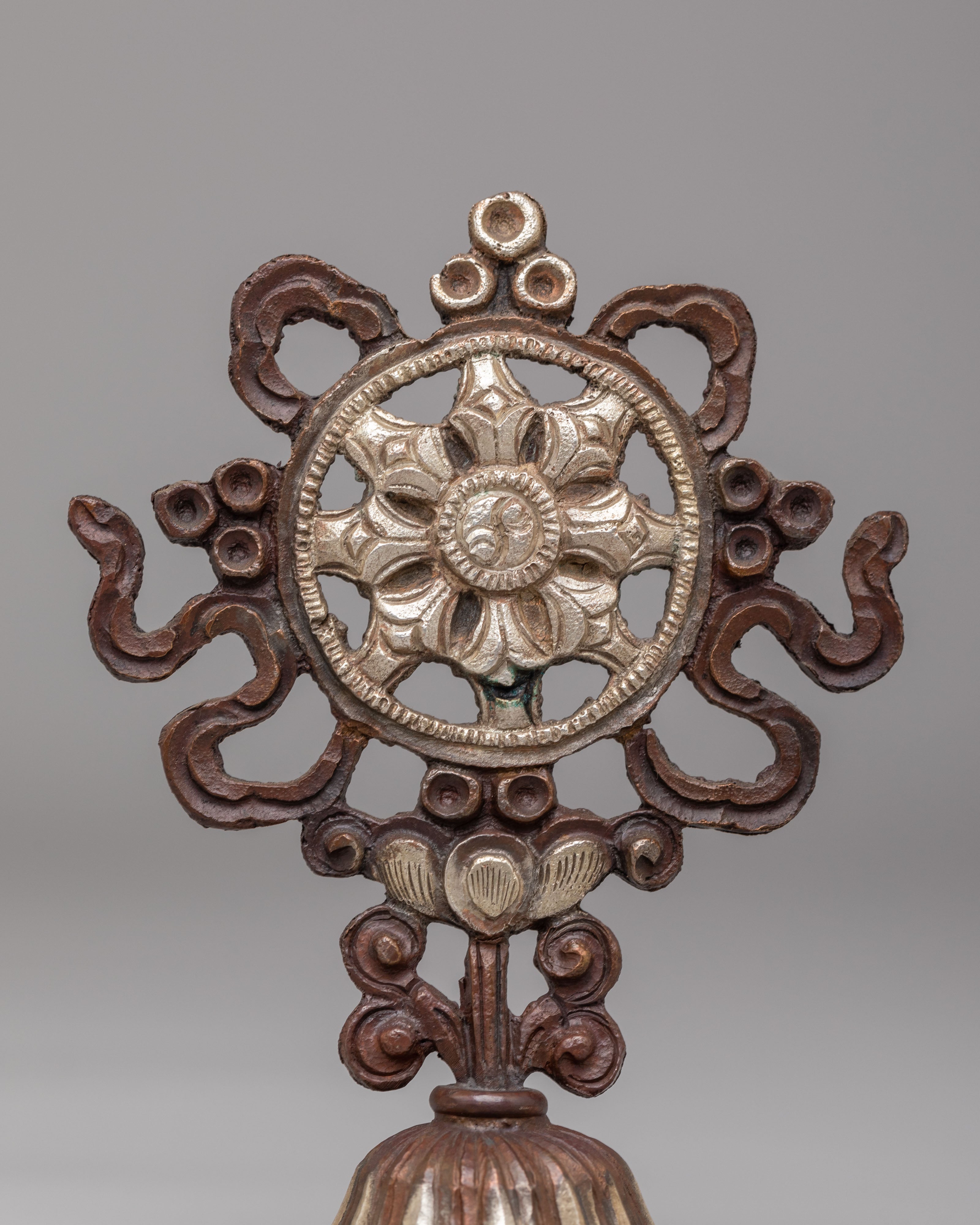 Decorative Ashtamangala Ritual Set | Tibetan Buddhist Sacred Art
