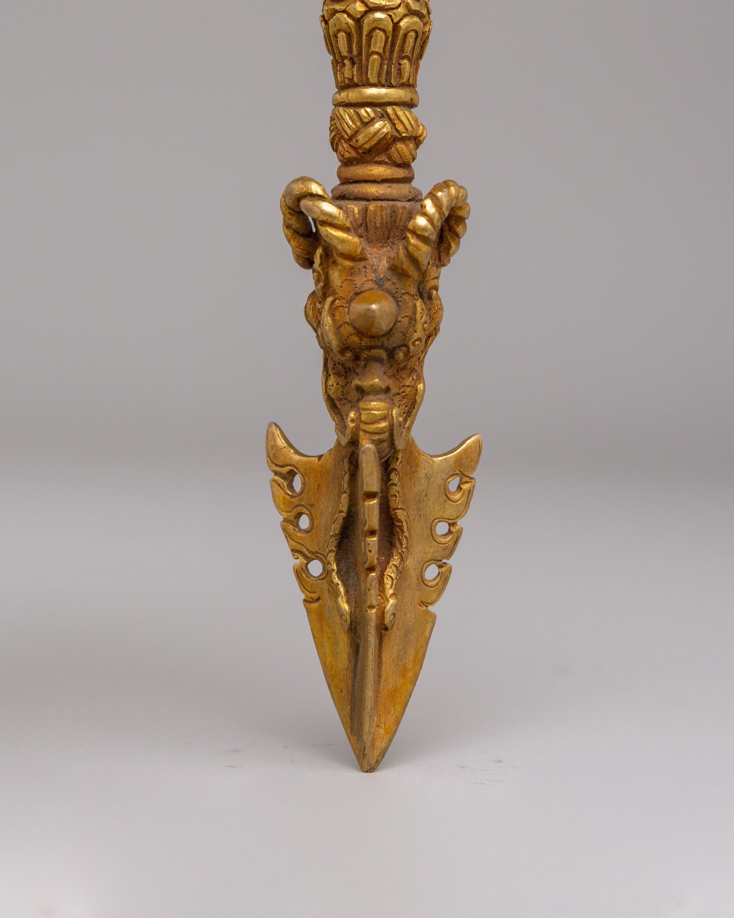 Handcrafted Three Sided Phurba | Tibetan Ritual Dagger for Protection & Meditation