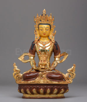 Tibetan Handmade Sculpture of Amitayus