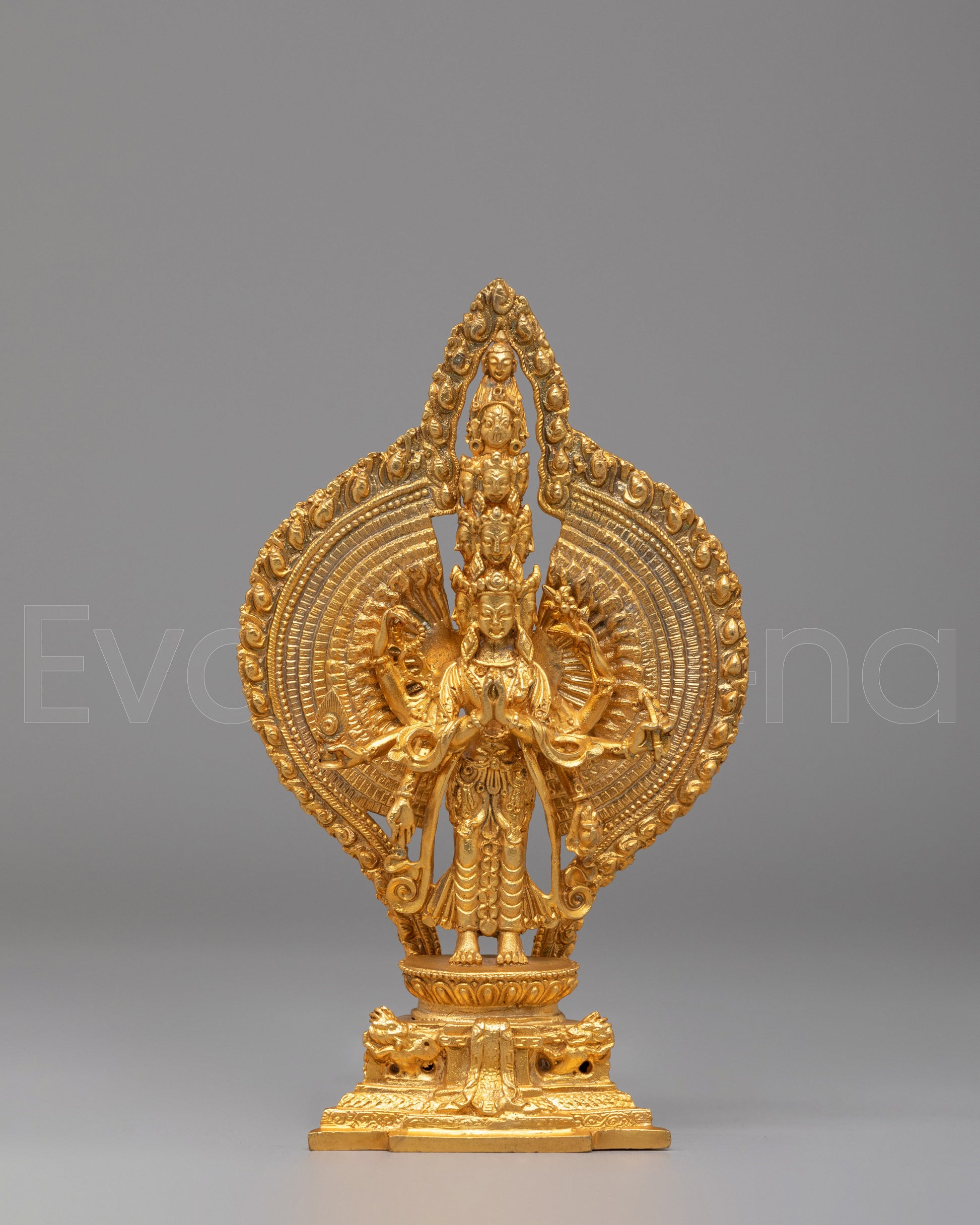 Spiritual Chenrezig Thousand Arm Form Statue