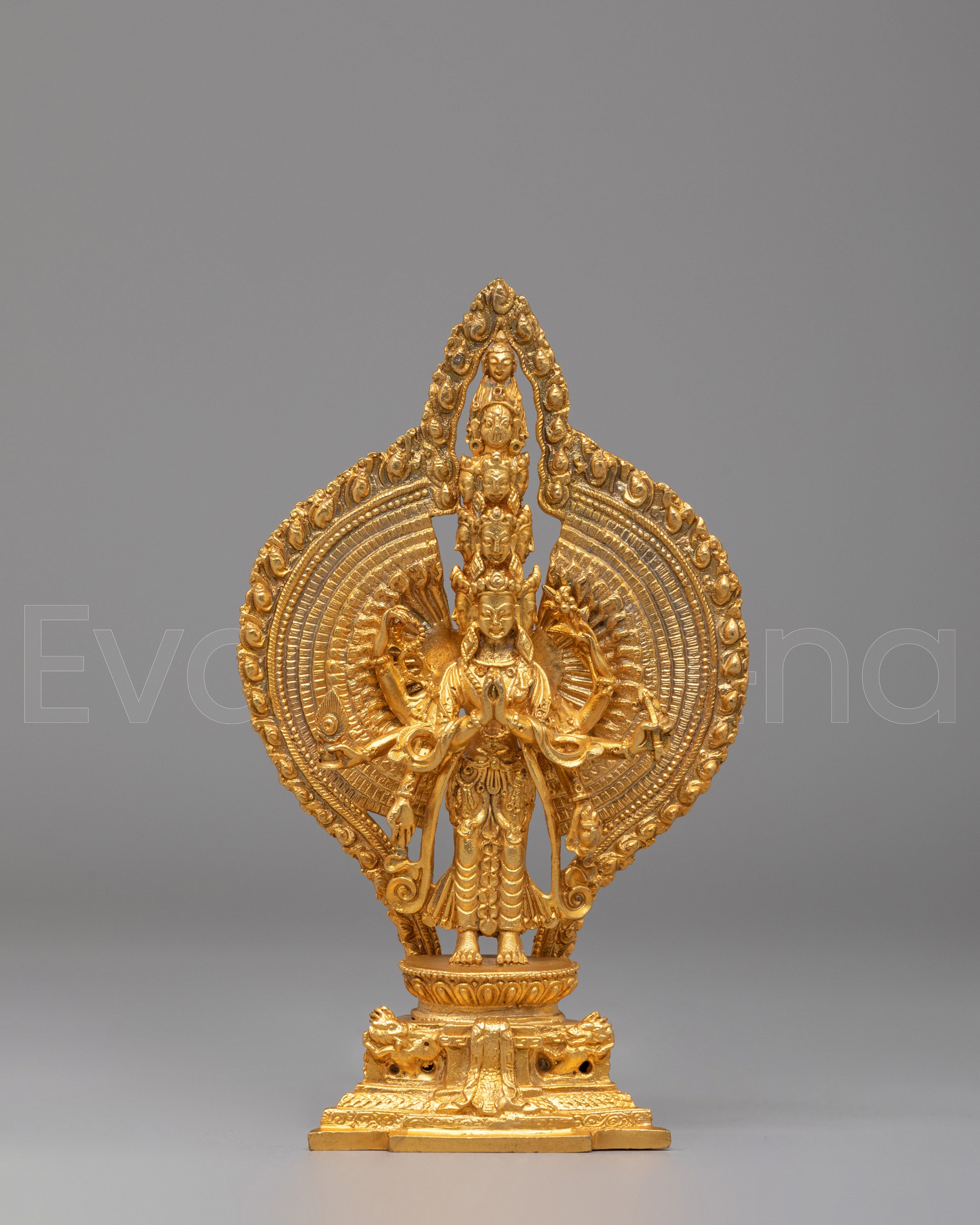 Spiritual Chenrezig Thousand Arm Form Statue