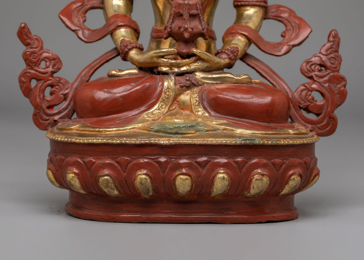 Amitayus Long Life Deity Statue | Tibetan Buddha of Infinite Life