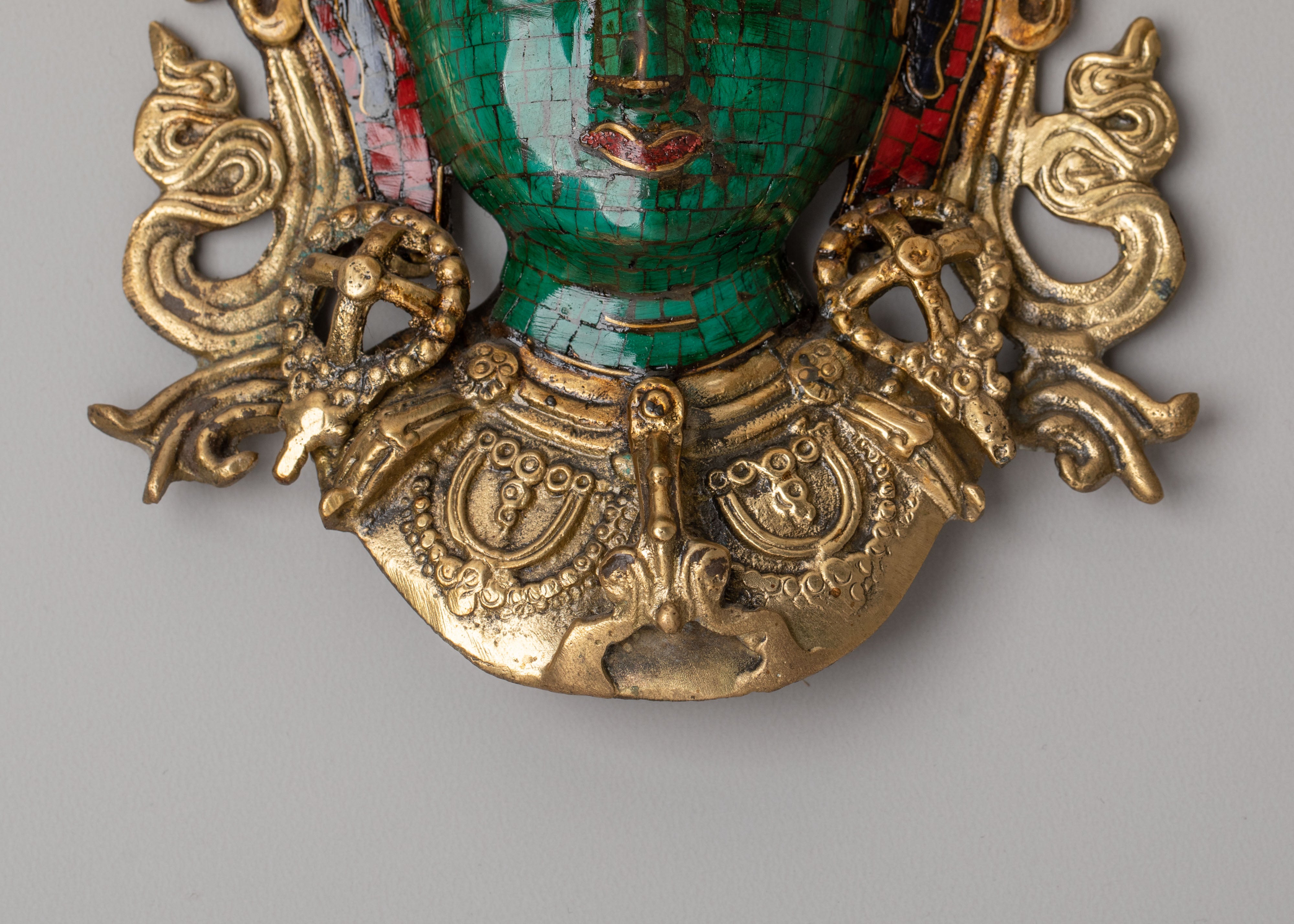 Handcrafted Green Tara Wall Hanging | Spiritual Home Decor