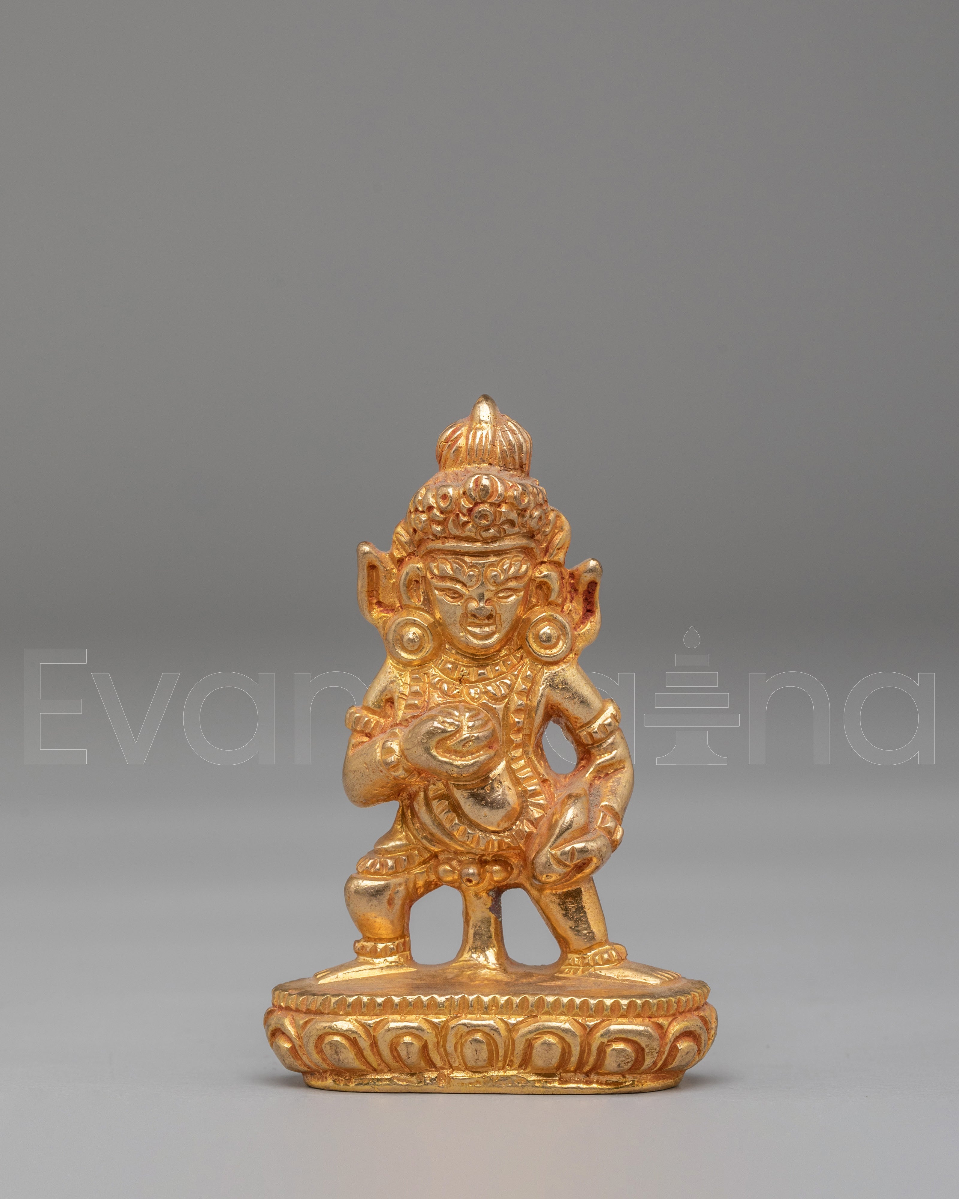 Wealth Deity Black Dzambhala Statue 