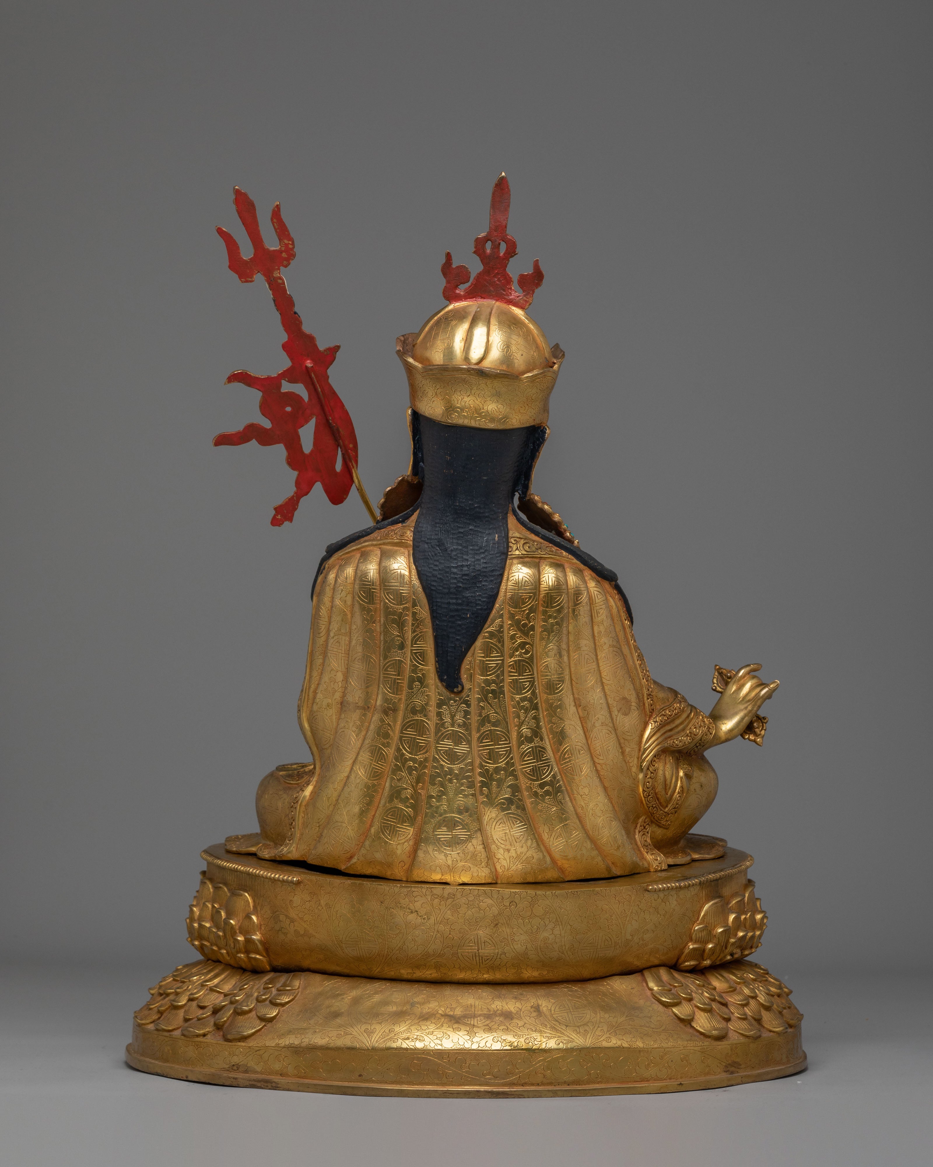 Lotus Born Guru Rinpoche Statue | Buddhist Padmasambhava Sculpture