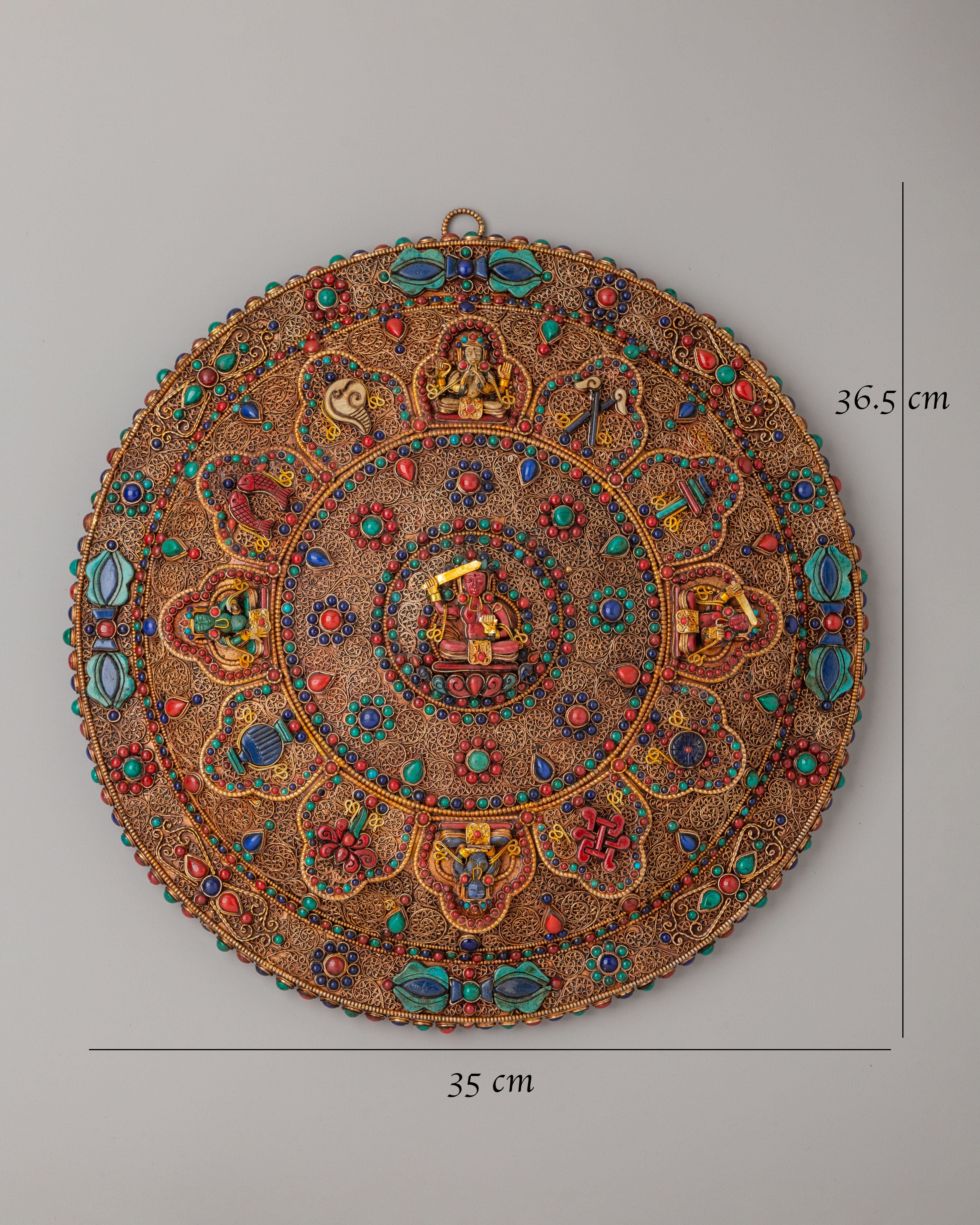 Manjushri Mandala Wall Hanging | Sacred Tibetan Artwork