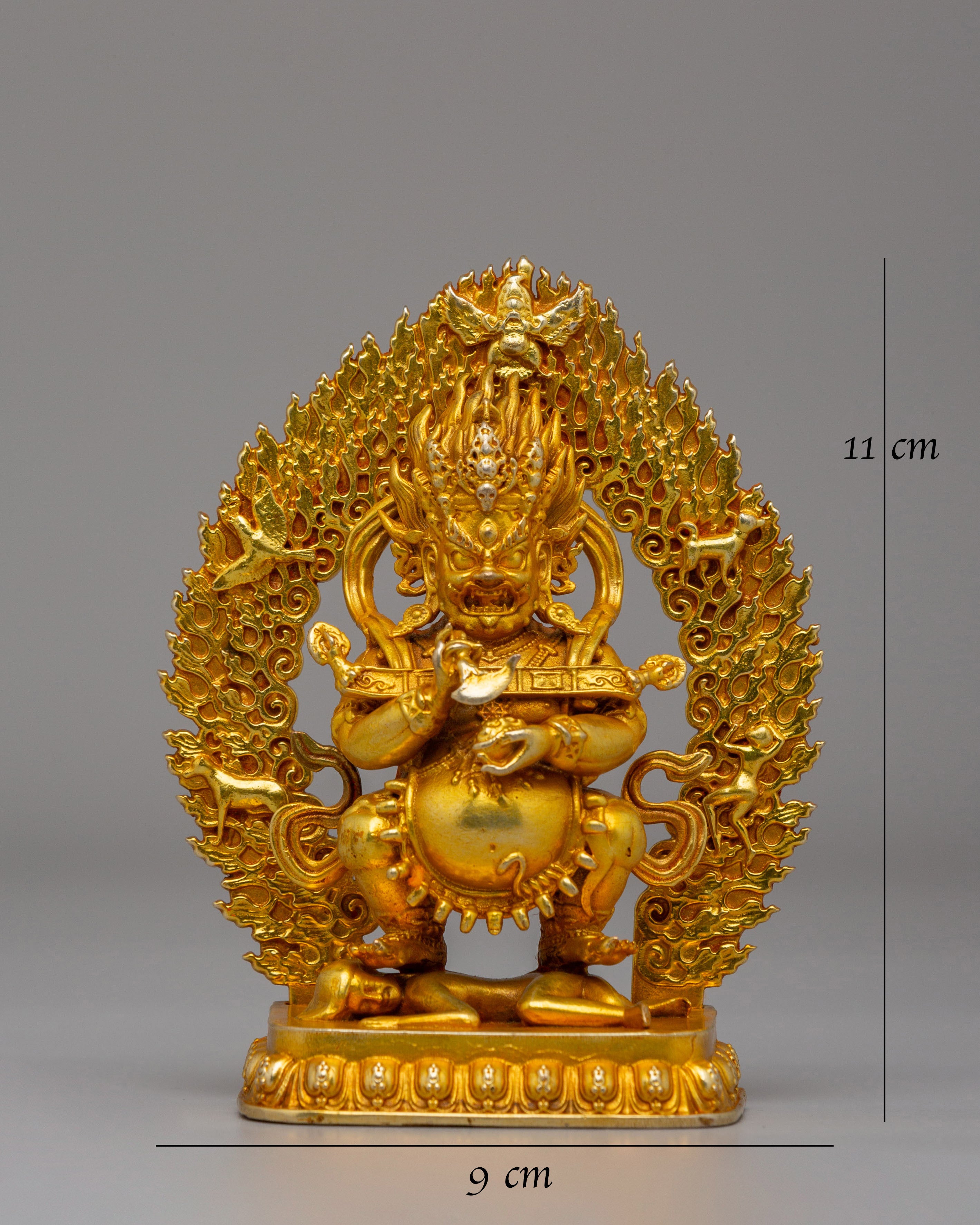 Buddhist Sakya Mahakala Deity Statue | Symbolizing Power & Protection