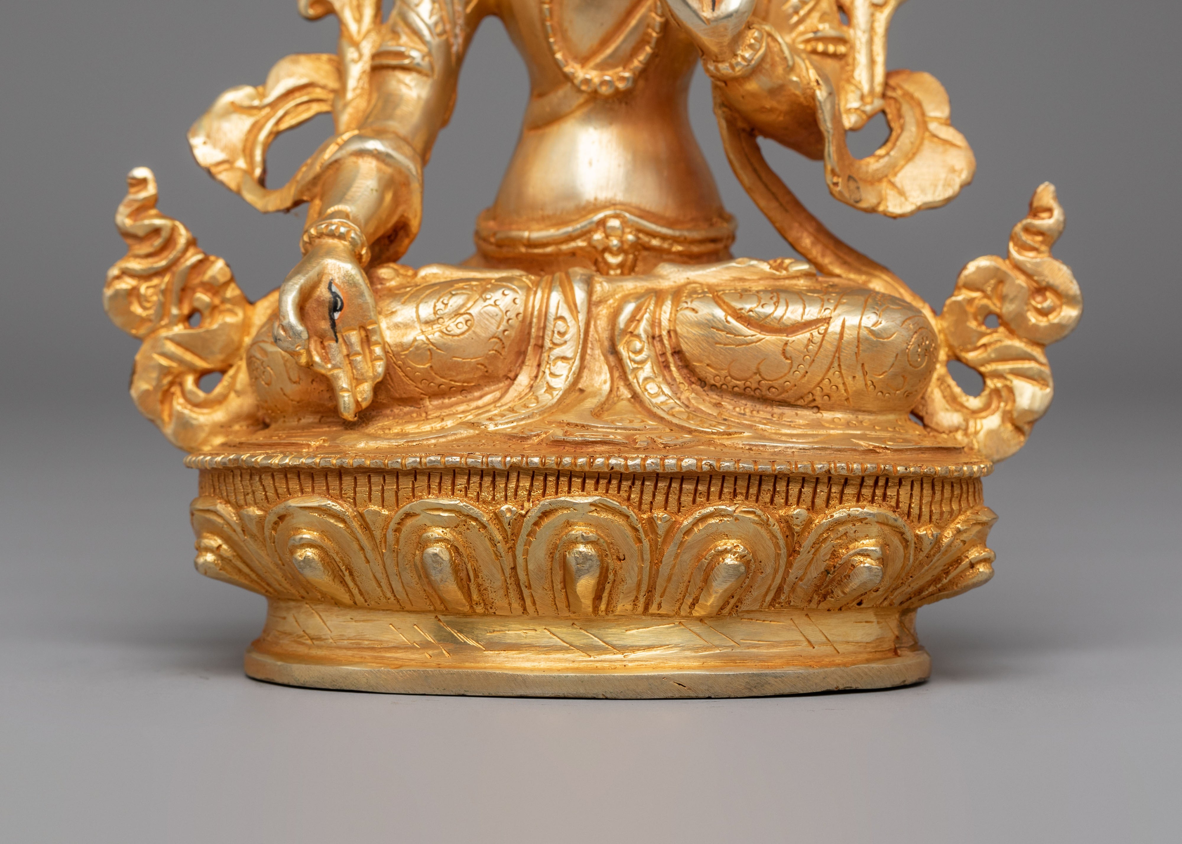 Spiritual White Tara Sculpture | Goddess of Compassion and Healing