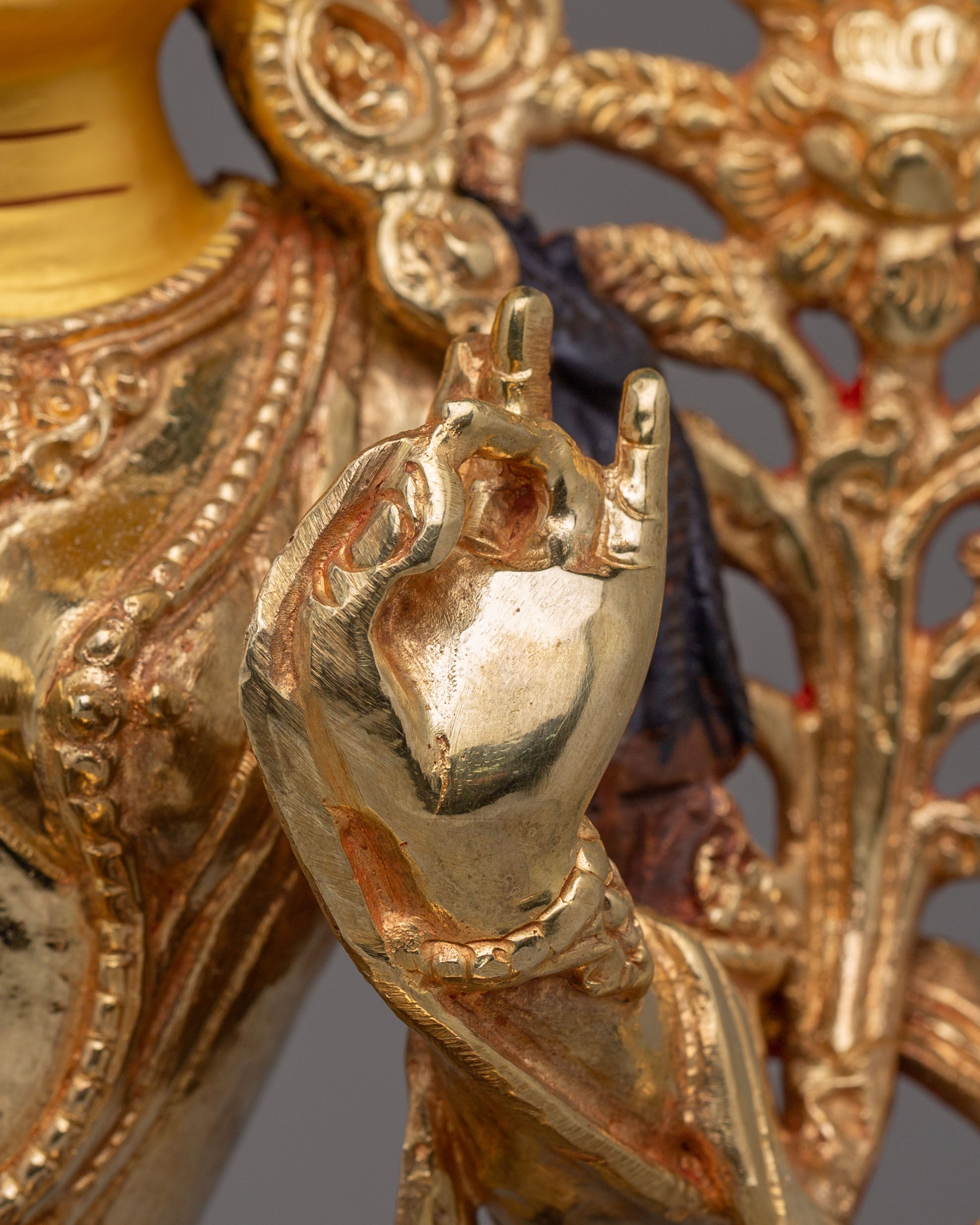 Green Tara Himalayan Copper Statue | Traditional Green Tara Statue