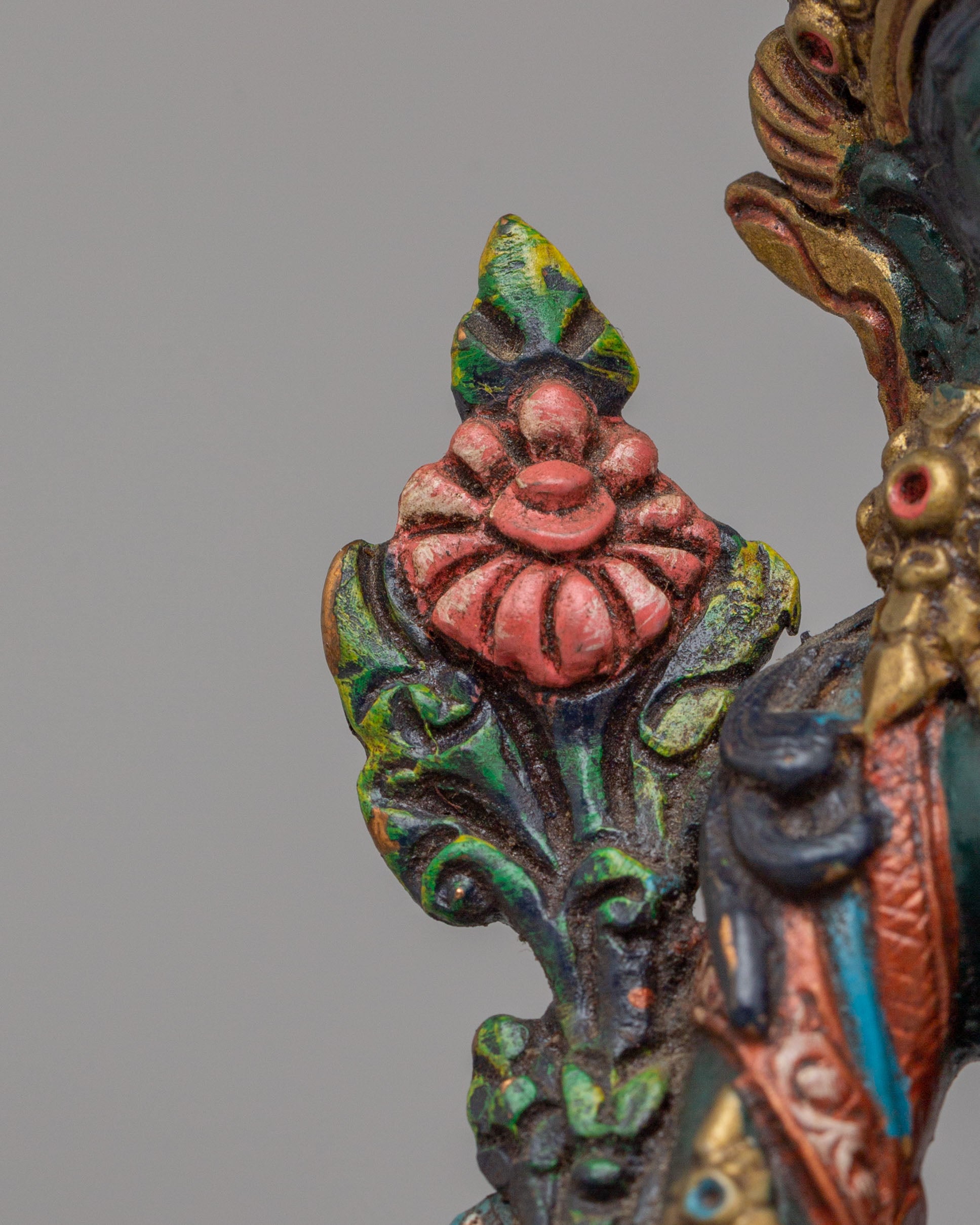 Green Tara Goddess Statue for Altar | Sacred Artwork for Meditation