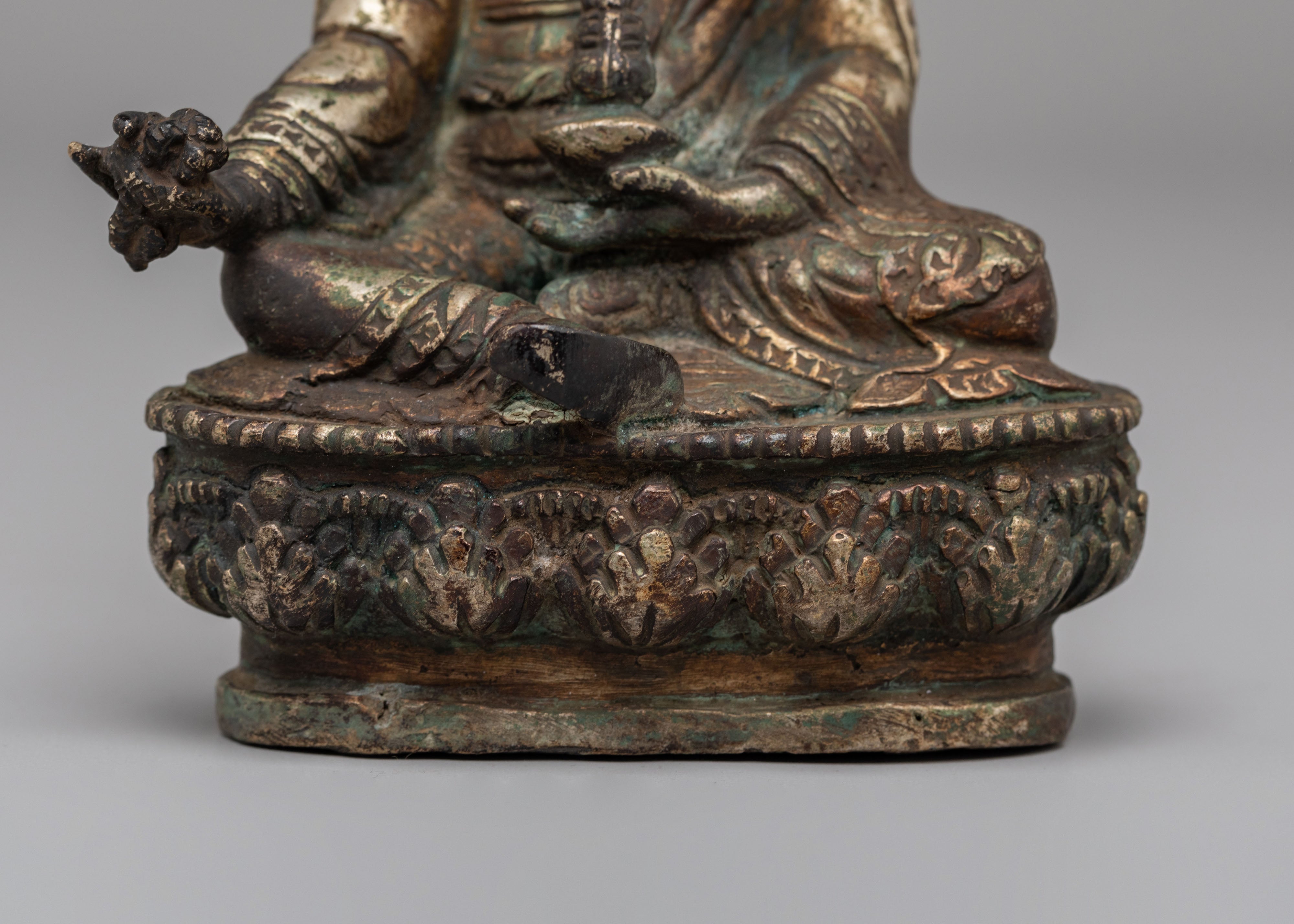 Handcrafted Altar Guru Rinpoche Statue | Padmasambhava Buddhist Art