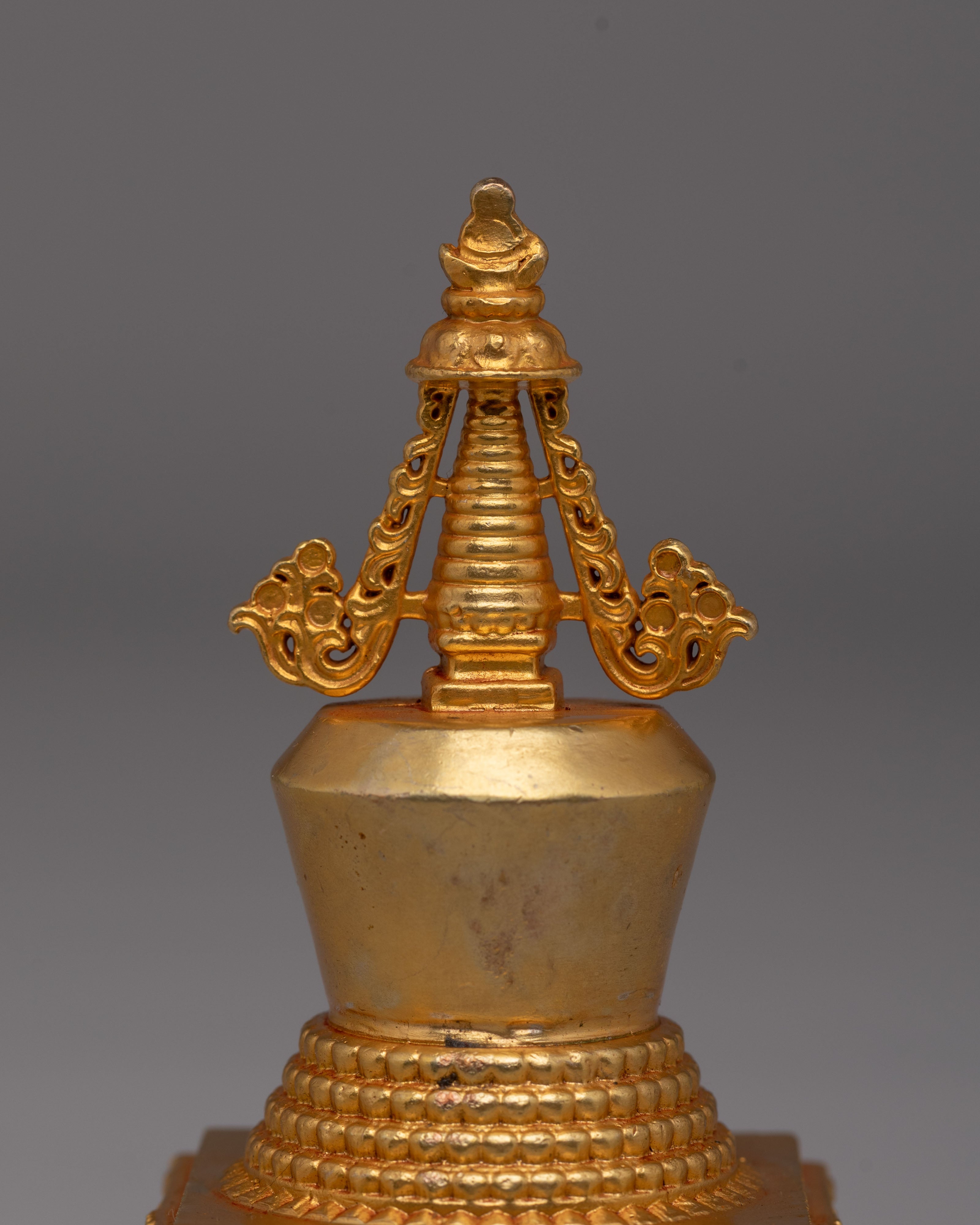 Sacred Tibetan Lotus Blossom Stupa | Buddhist Symbol of Enlightenment