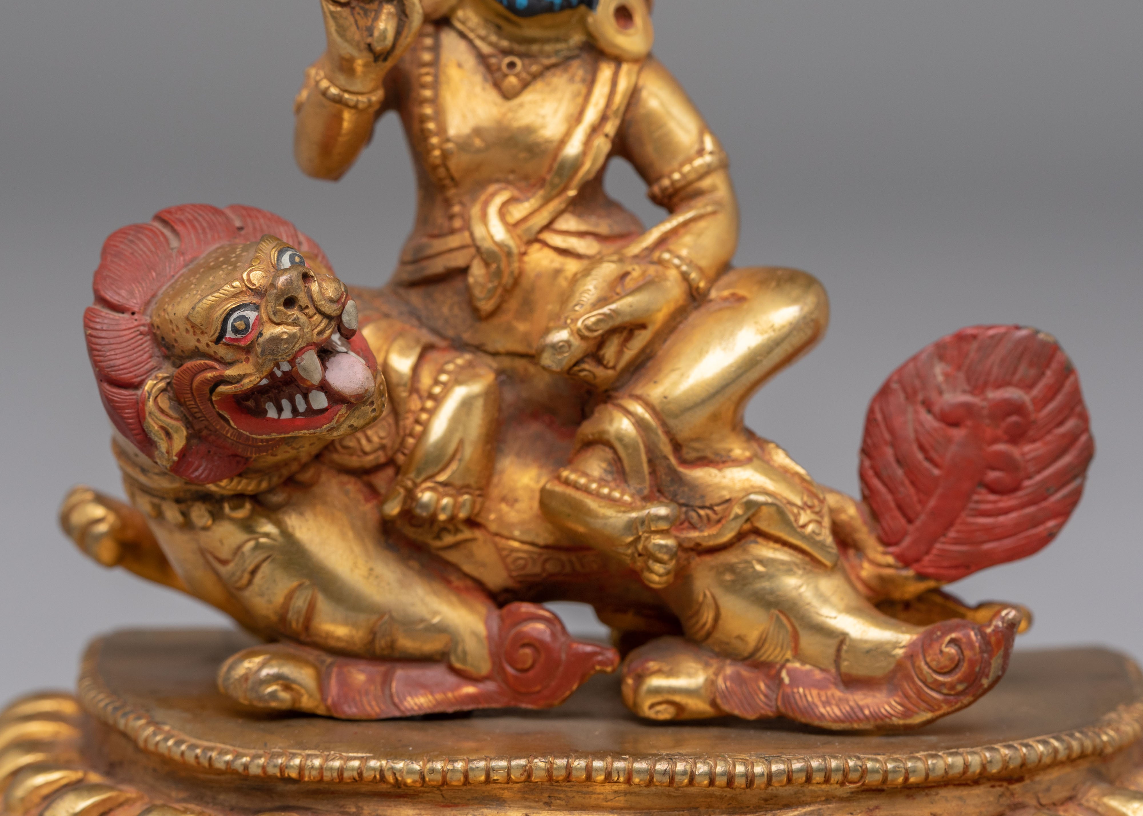 Sacred Tibetan Namtoshe Altar Statue | Wrathful Guardian Deity