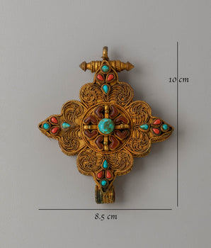 Tibetan Ghau Box Locket For Altar and Shrine |  Buddhist Shrine